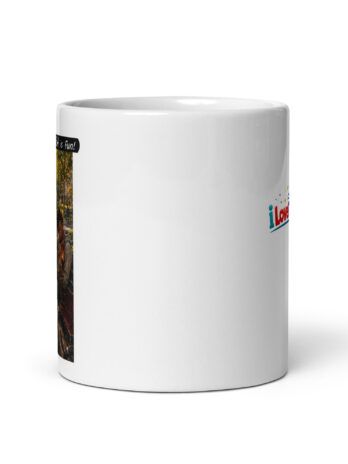 Premium White Glossy Mug – Learning ENGLISH is fun! – The Spotlight