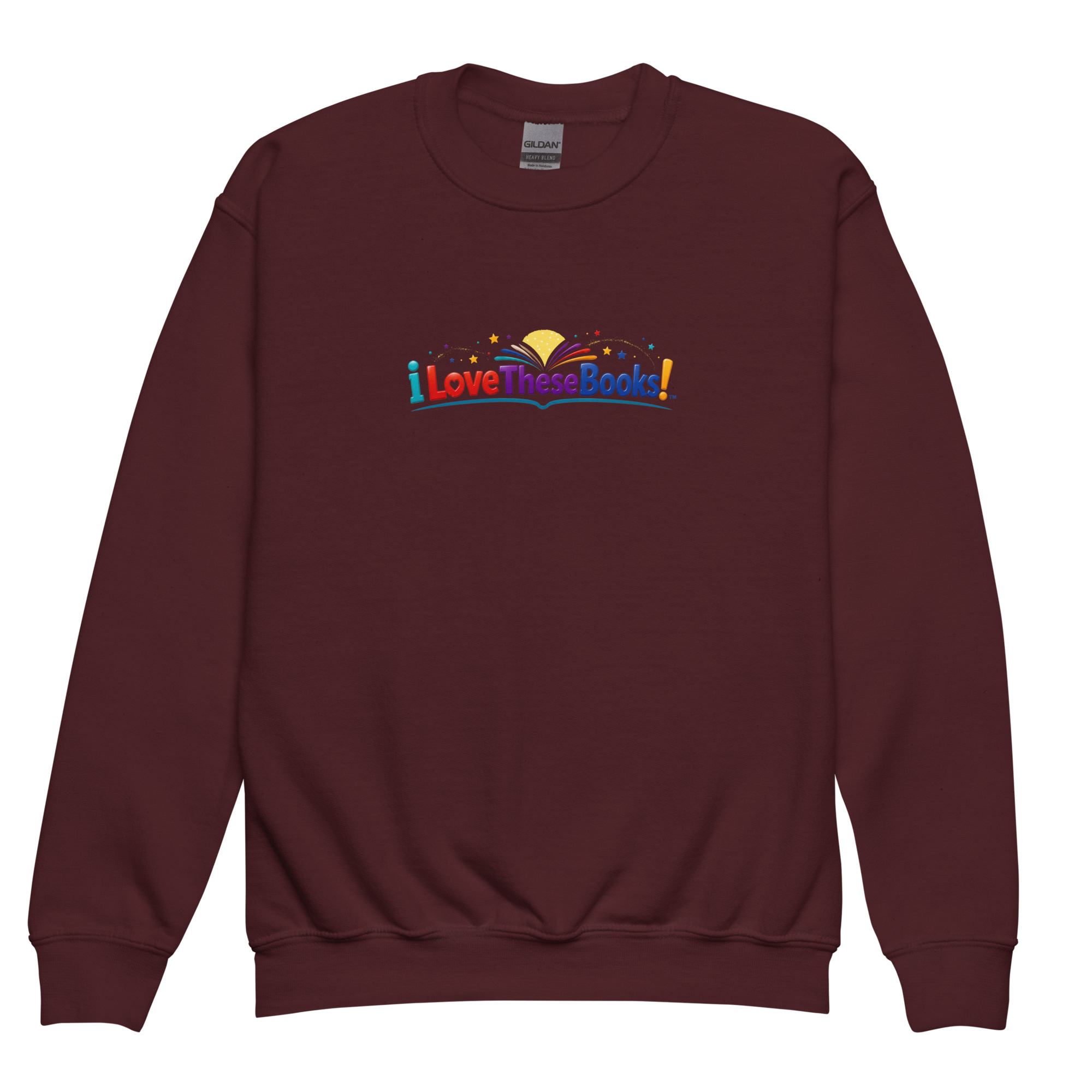 Youth crewneck sweatshirt - Learning PORTUGUESE is fun! - Fair Trade - Image 3