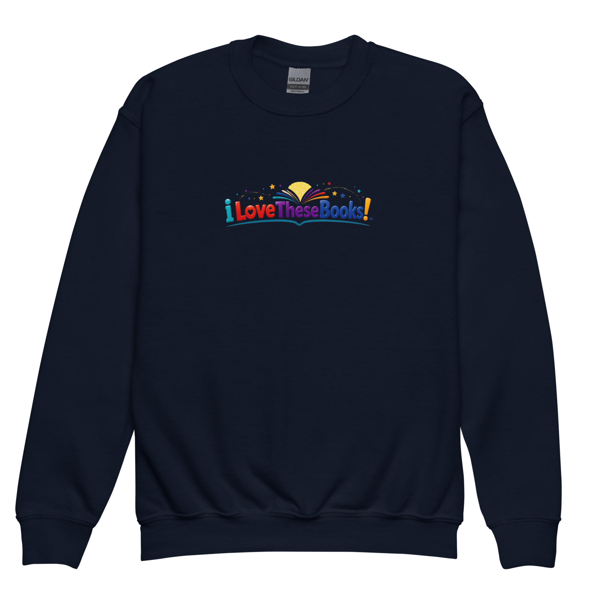 Youth crewneck sweatshirt - Learning PORTUGUESE is fun! - Fair Trade - Image 4