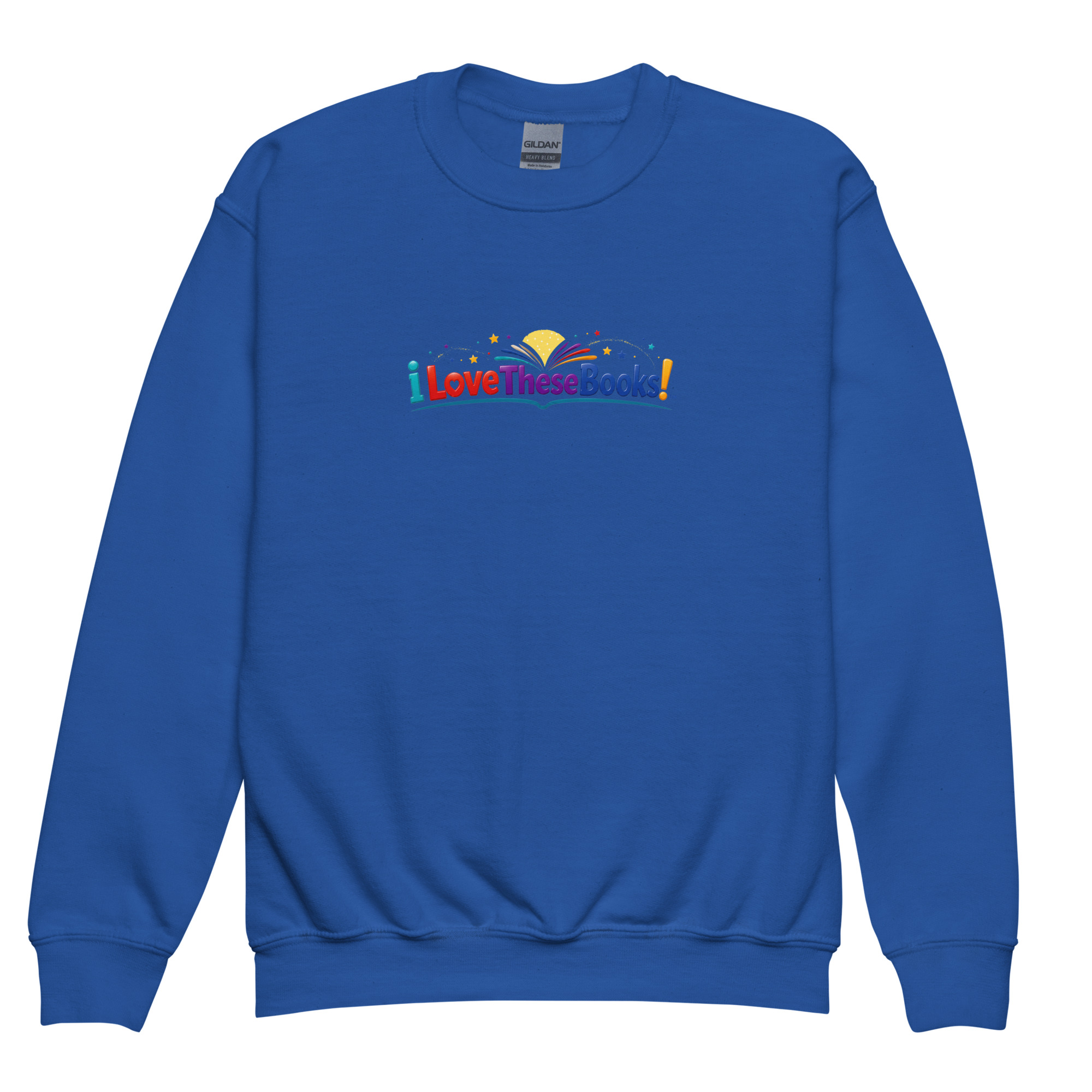 Youth crewneck sweatshirt - Learning ENGLISH is fun! - Your Mama - Image 6