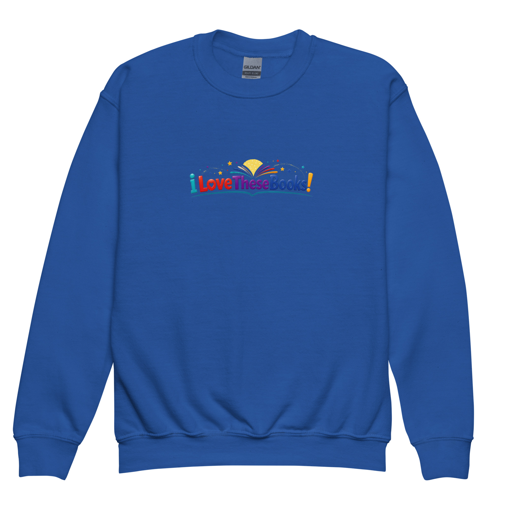 Youth crewneck sweatshirt - Learning ENGLISH is fun! - The Influencer - Image 8