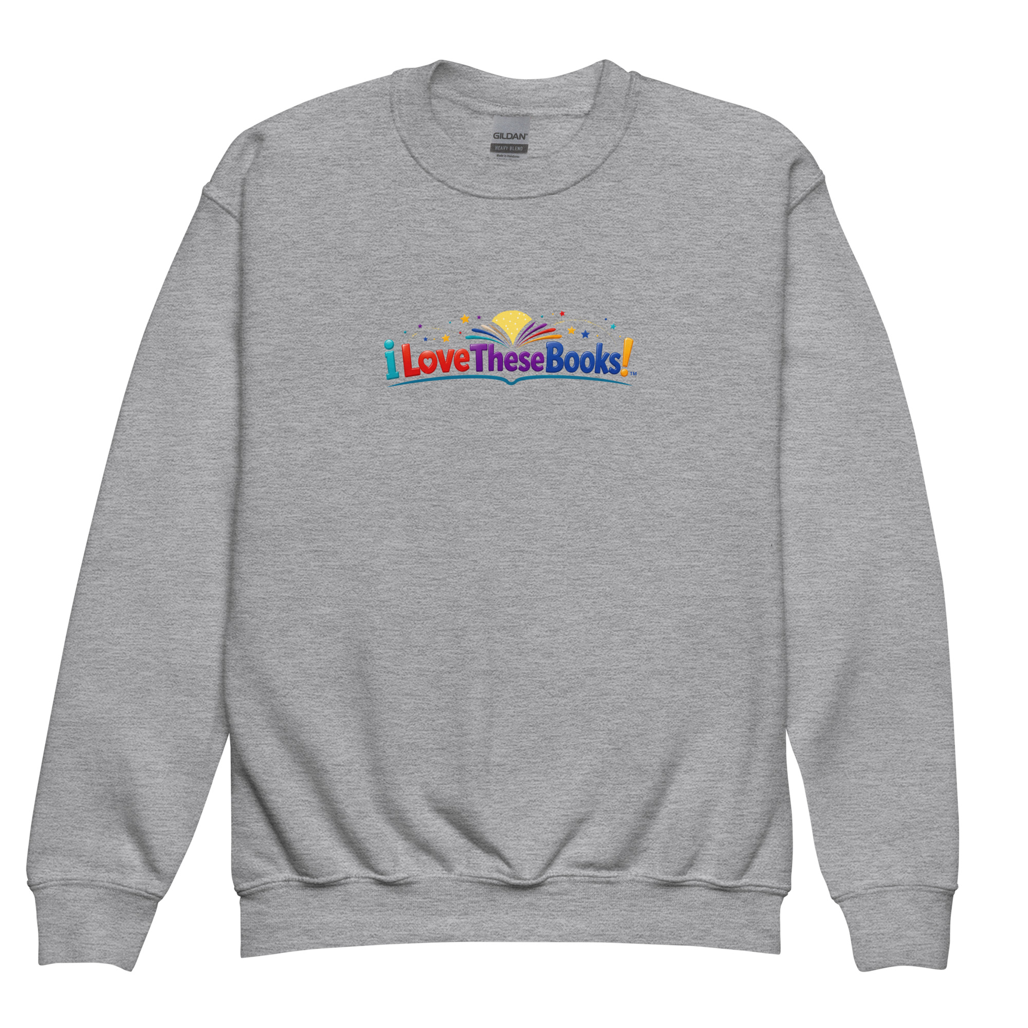 Youth crewneck sweatshirt - Learning ENGLISH is fun! - Crusty Roof Tiles - Image 7