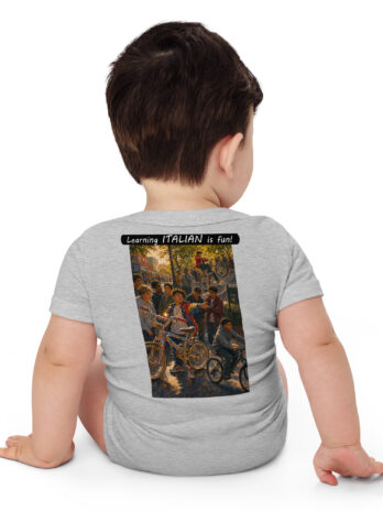 Baby Short Sleeve One Piece – Learning ITALIAN is fun! – The Show Off