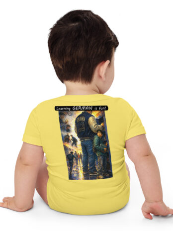 Baby Short Sleeve One Piece – Learning GERMAN is fun! – The School Locker