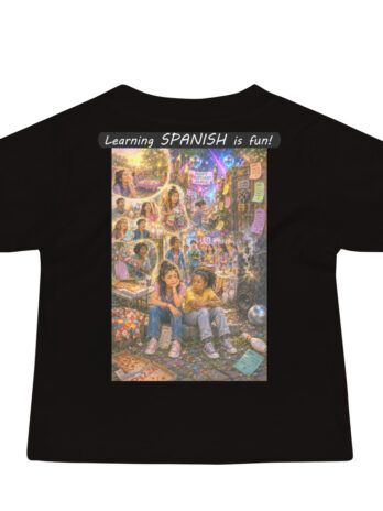 Baby Jersey Short Sleeve Tee – Learning SPANISH is fun! – The Surprise Party