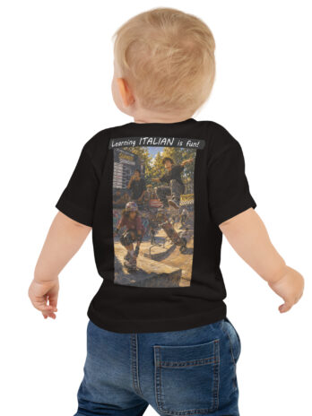 Baby Jersey Short Sleeve Tee – Learning ITALIAN is fun! – The Summer Showdown