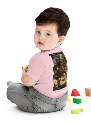 Baby Jersey Short Sleeve Tee – Learning SPANISH is fun! – The Summer Showdown