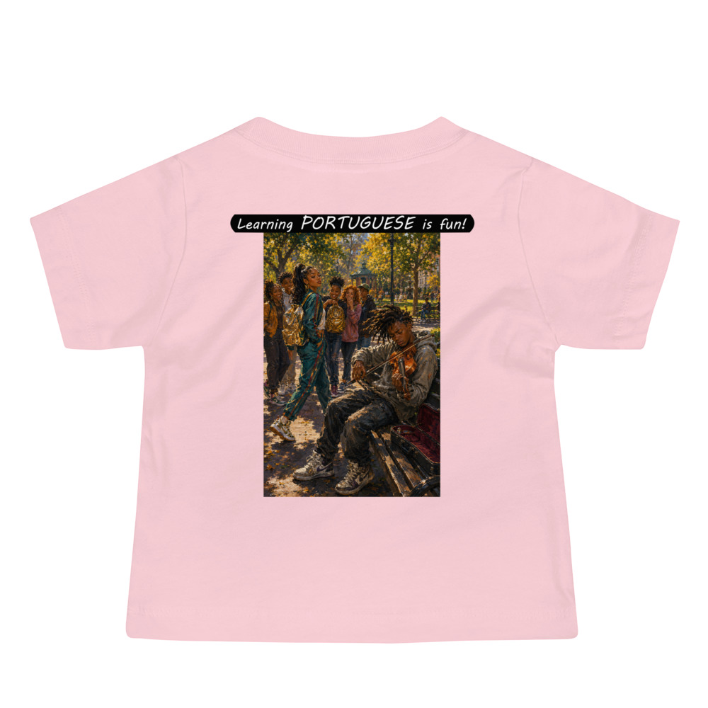 Baby Jersey Short Sleeve Tee - Learning PORTUGUESE is fun! - The Spotlight - Image 6
