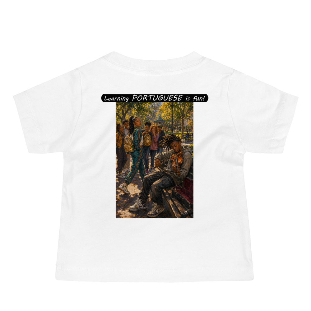 Baby Jersey Short Sleeve Tee - Learning PORTUGUESE is fun! - The Spotlight - Image 9