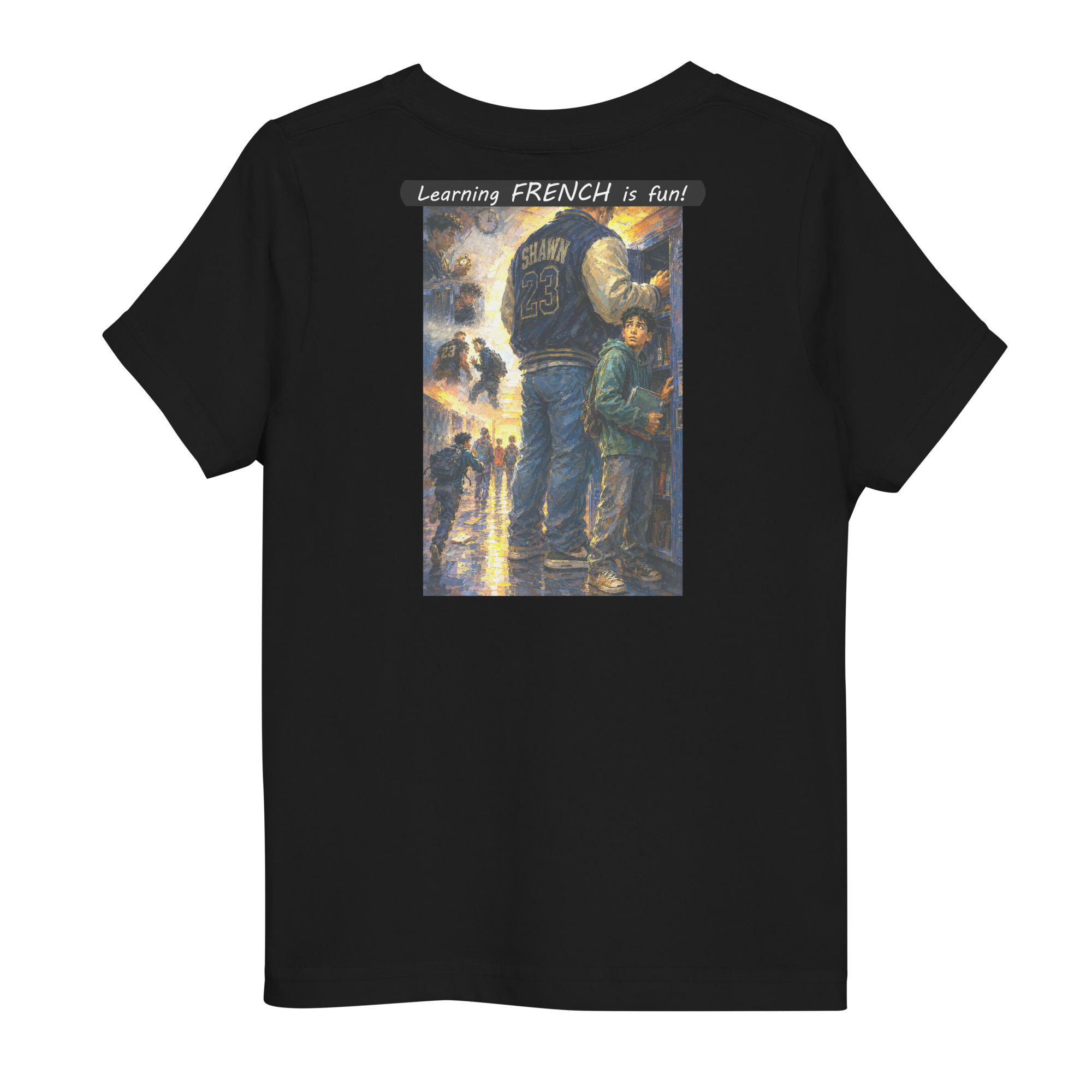 Toddler Jersey T-Shirt - Learning FRENCH is fun! - The School Locker - Image 9