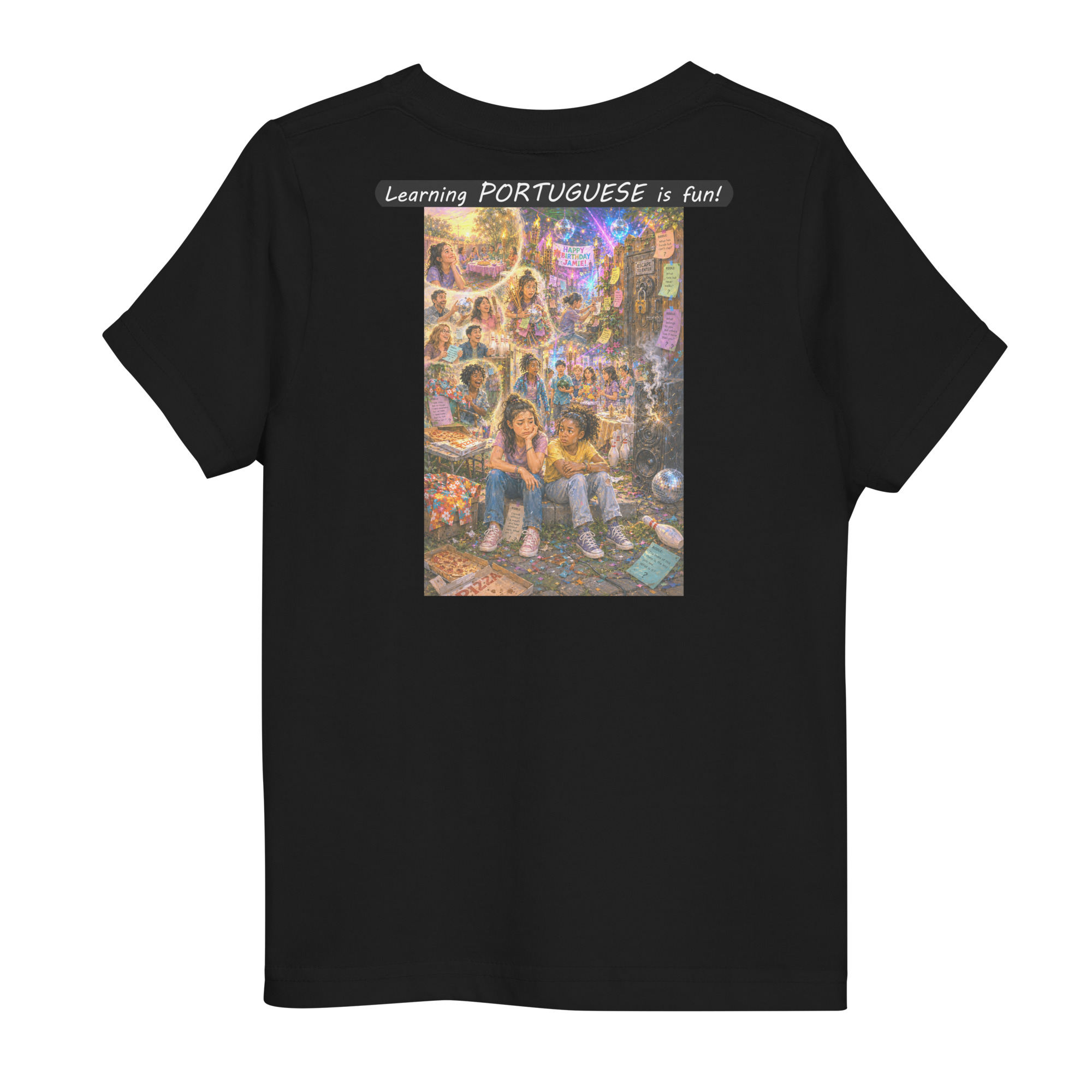 Toddler Jersey T-Shirt - Learning PORTUGUESE is fun! - The Surprise Party - Image 9