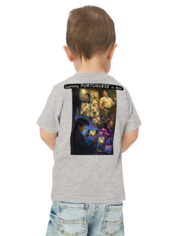 Toddler Jersey T-Shirt – Learning PORTUGUESE is fun! – The Influencer