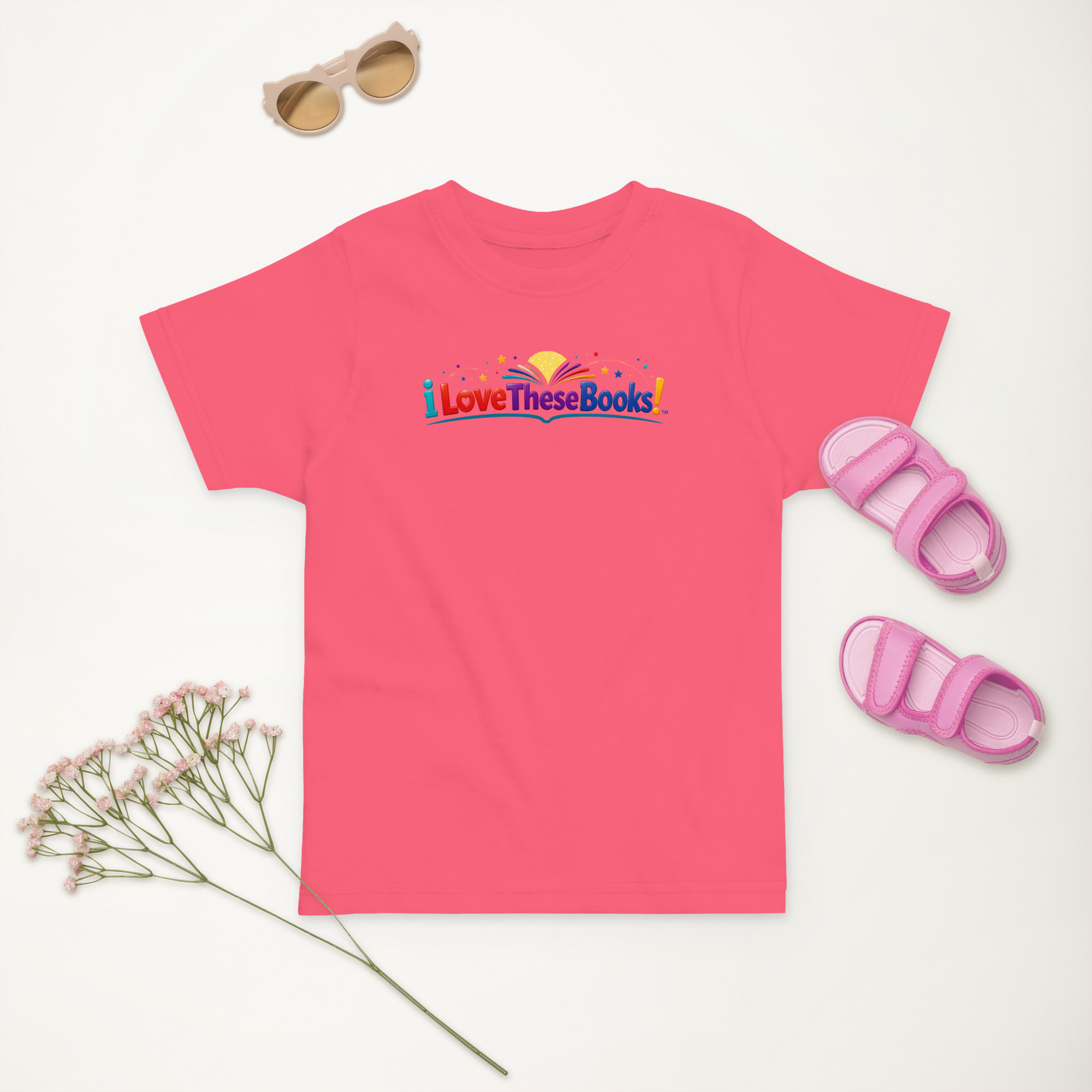 Toddler Jersey T-Shirt - Learning FRENCH is fun! - Fair Trade - Image 4