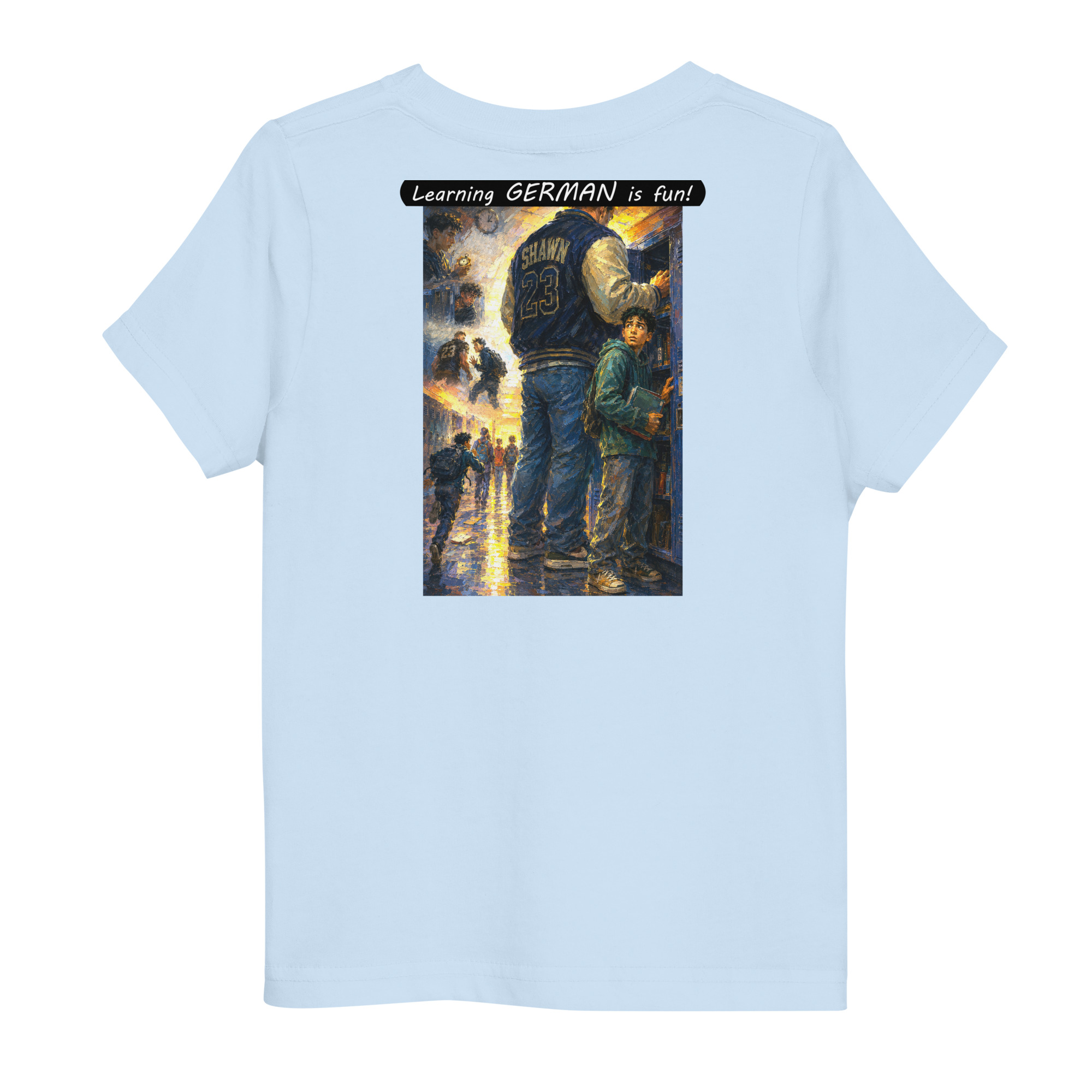 Toddler Jersey T-Shirt - Learning GERMAN is fun! - The School Locker - Image 1