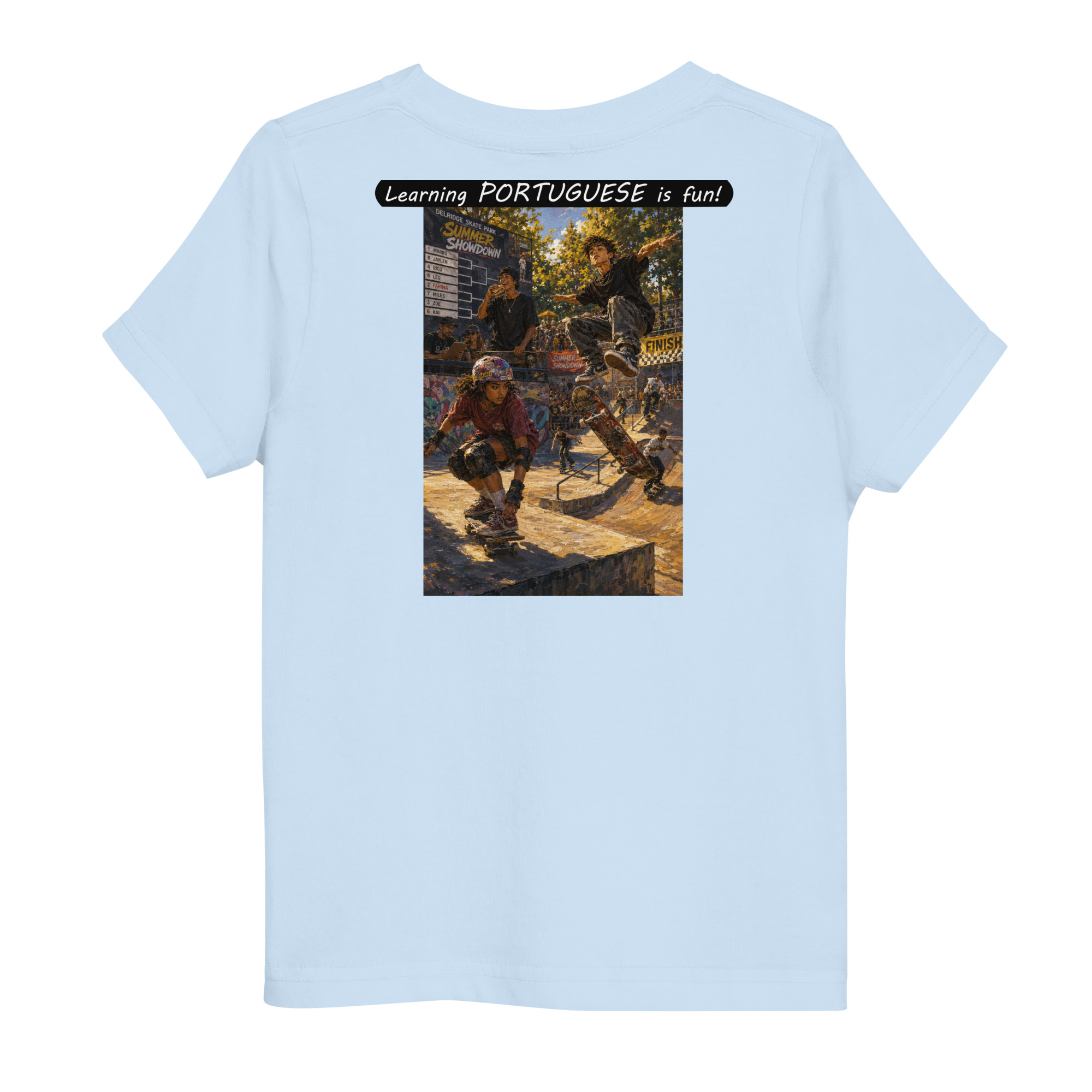 Toddler Jersey T-Shirt - Learning PORTUGUESE is fun! - The Summer Showdown - Image 11