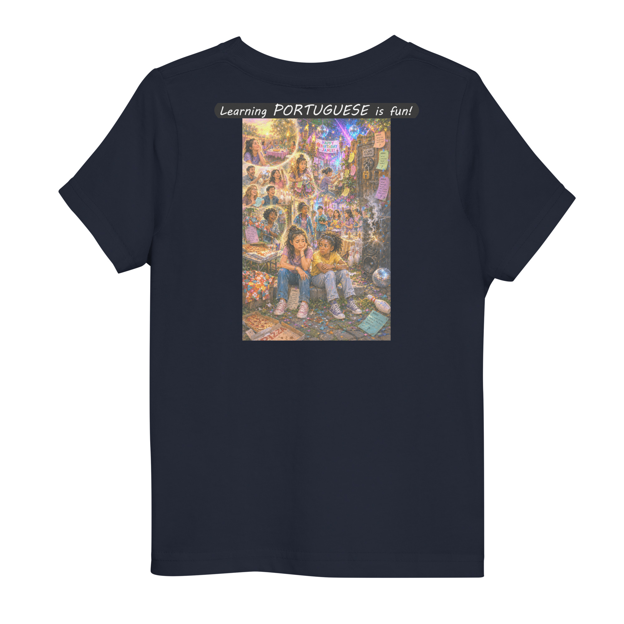 Toddler Jersey T-Shirt - Learning PORTUGUESE is fun! - The Surprise Party - Image 13