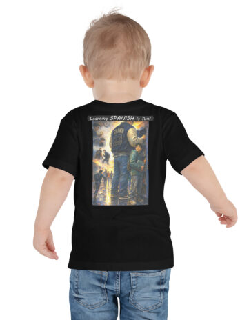Toddler Short Sleeve Tee – Learning SPANISH is fun! – The School Locker