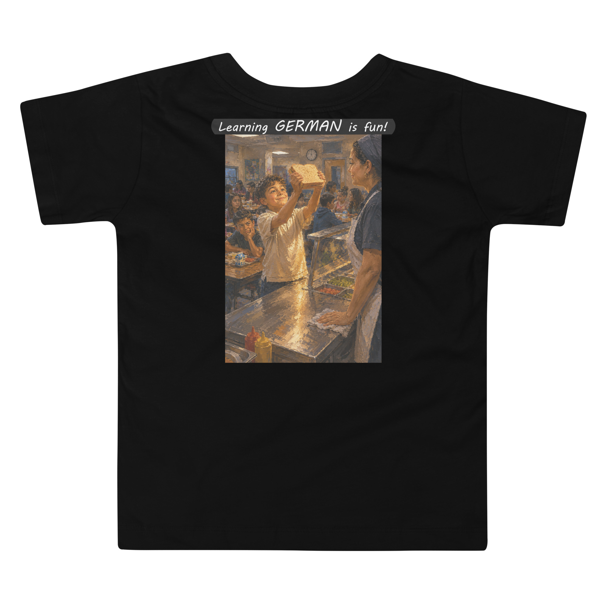 Toddler Short Sleeve Tee - Learning GERMAN is fun! - Crusty Roof Tiles - Image 7
