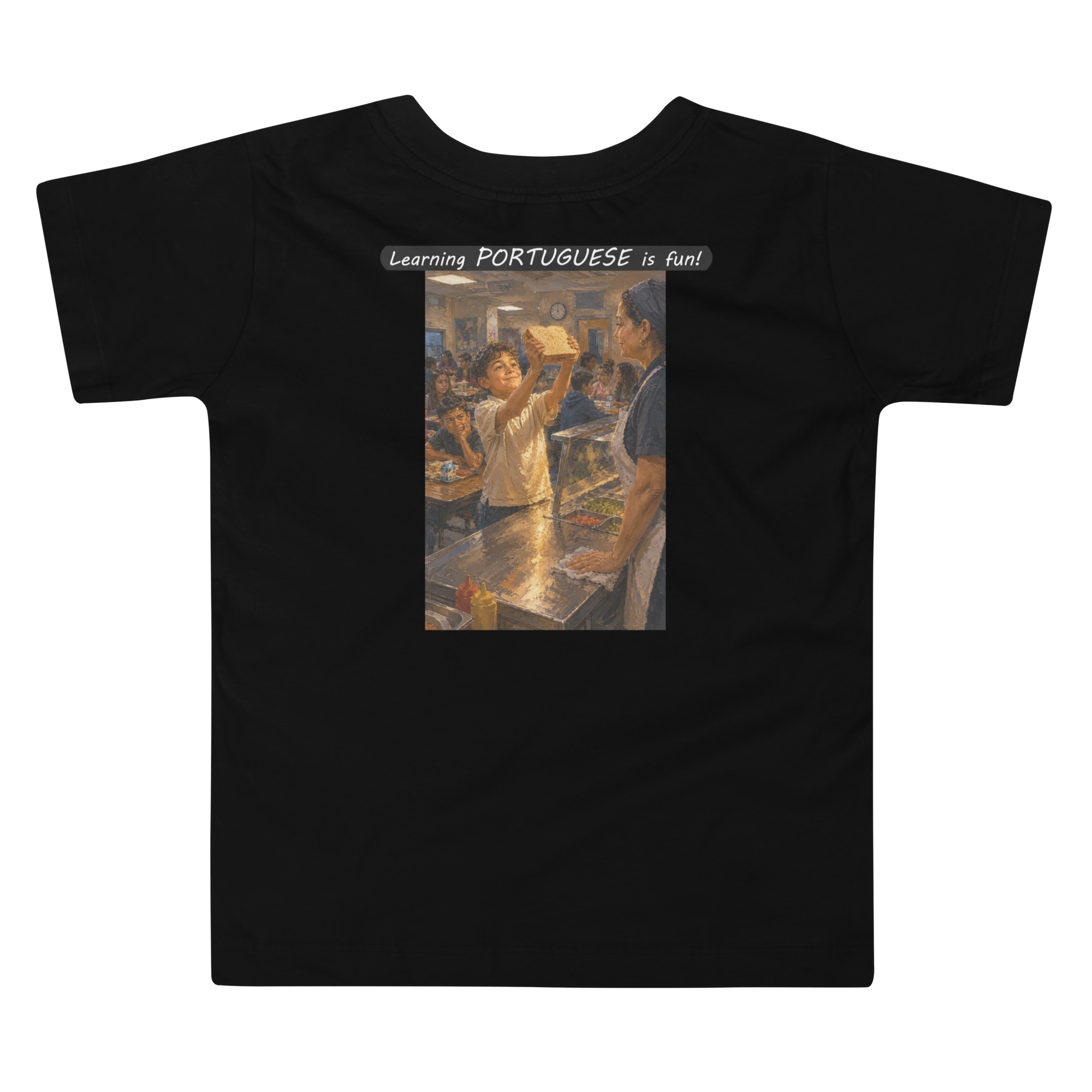 Toddler Short Sleeve Tee - Learning PORTUGUESE is fun! - Crusty Roof Tiles - Image 7