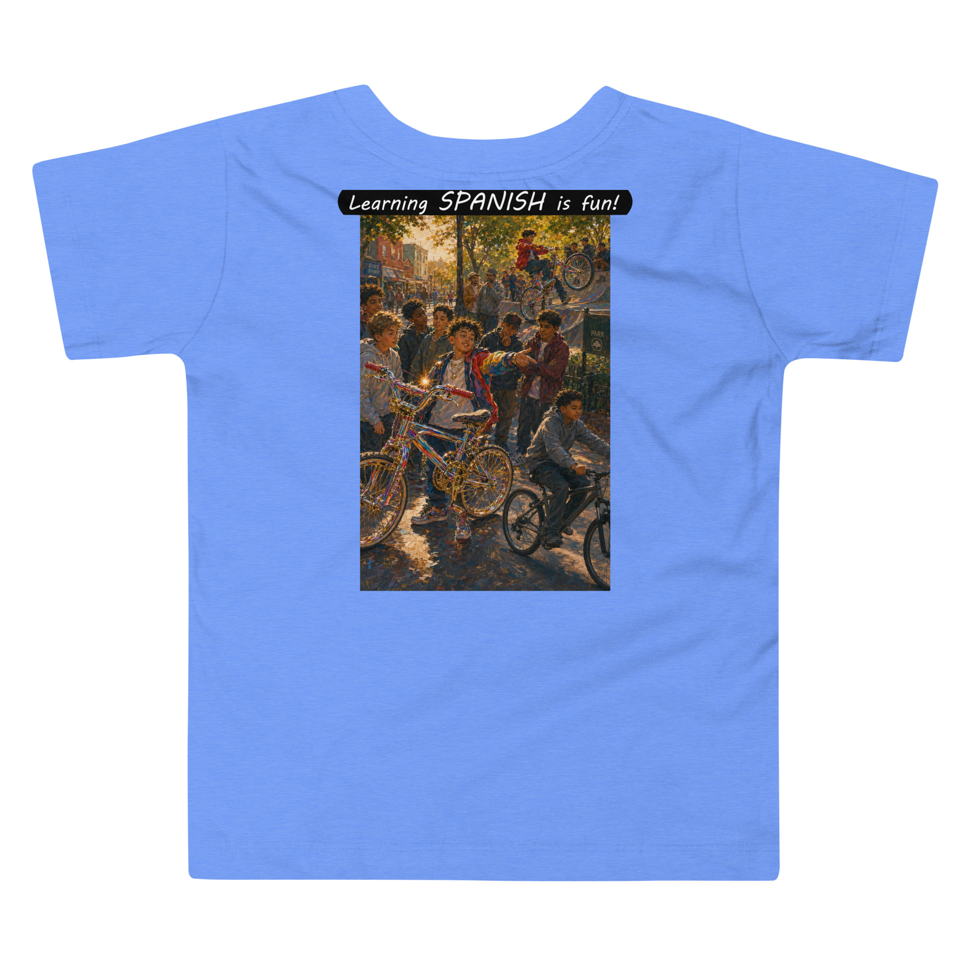 Toddler Short Sleeve Tee - Learning SPANISH is fun! - The Show Off - Image 5