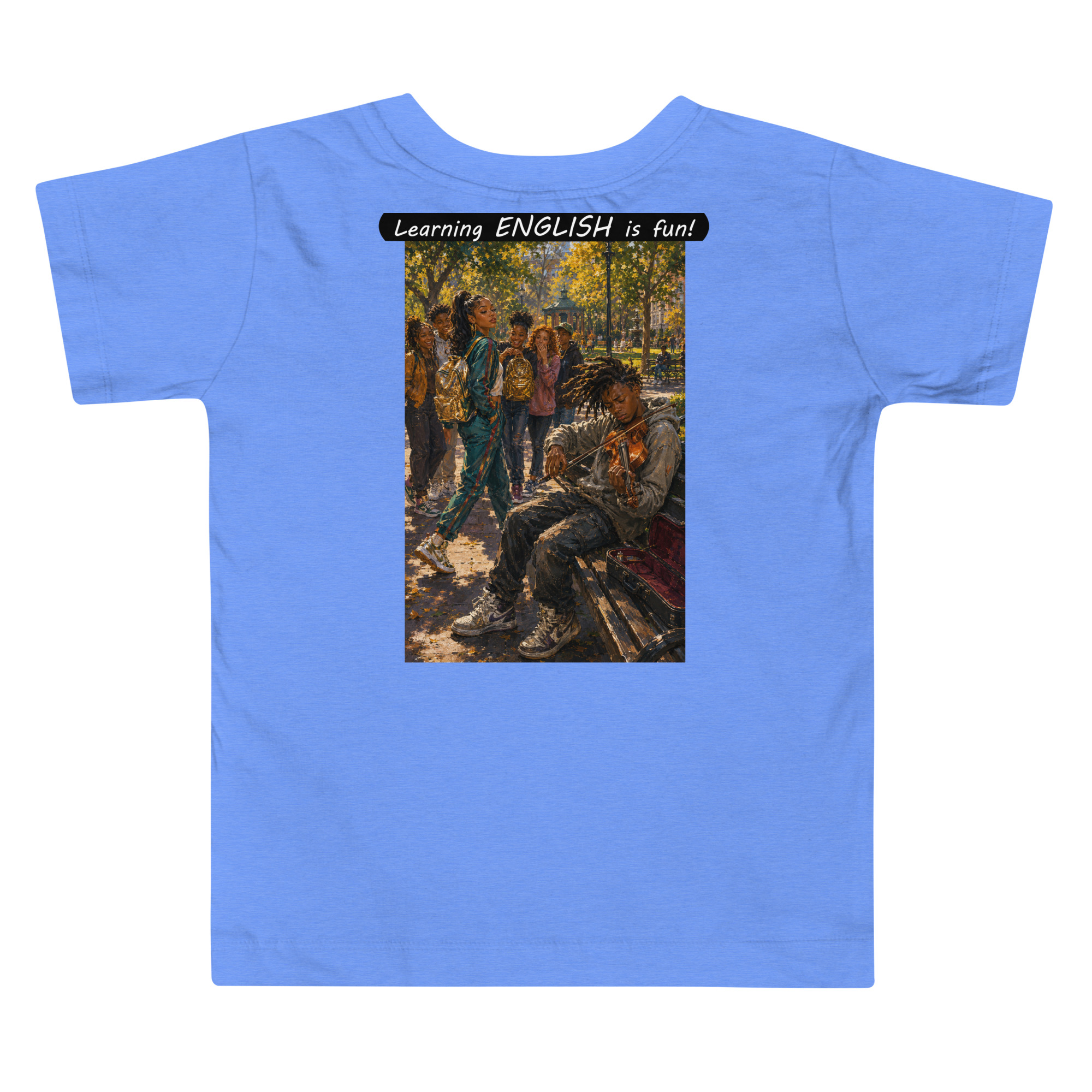 Toddler Short Sleeve Tee - Learning ENGLISH is fun! - The Spotlight - Image 13