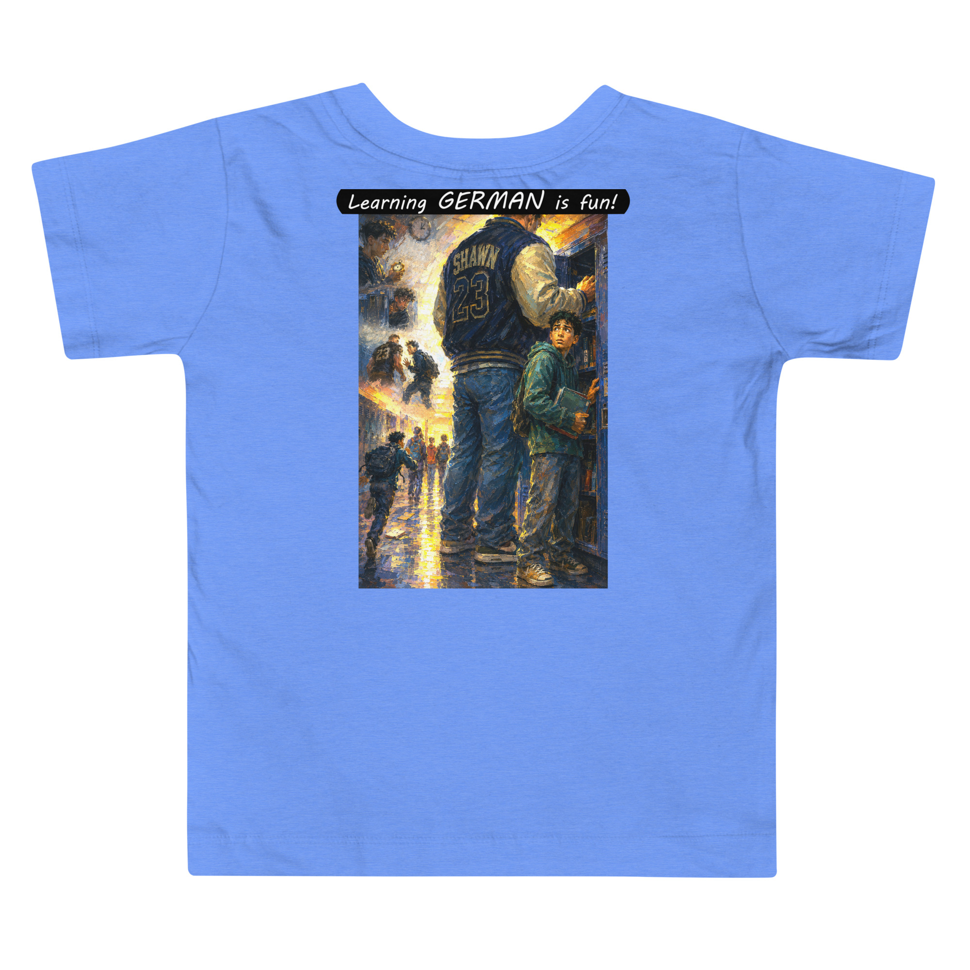Toddler Short Sleeve Tee - Learning GERMAN is fun! - The School Locker - Image 7