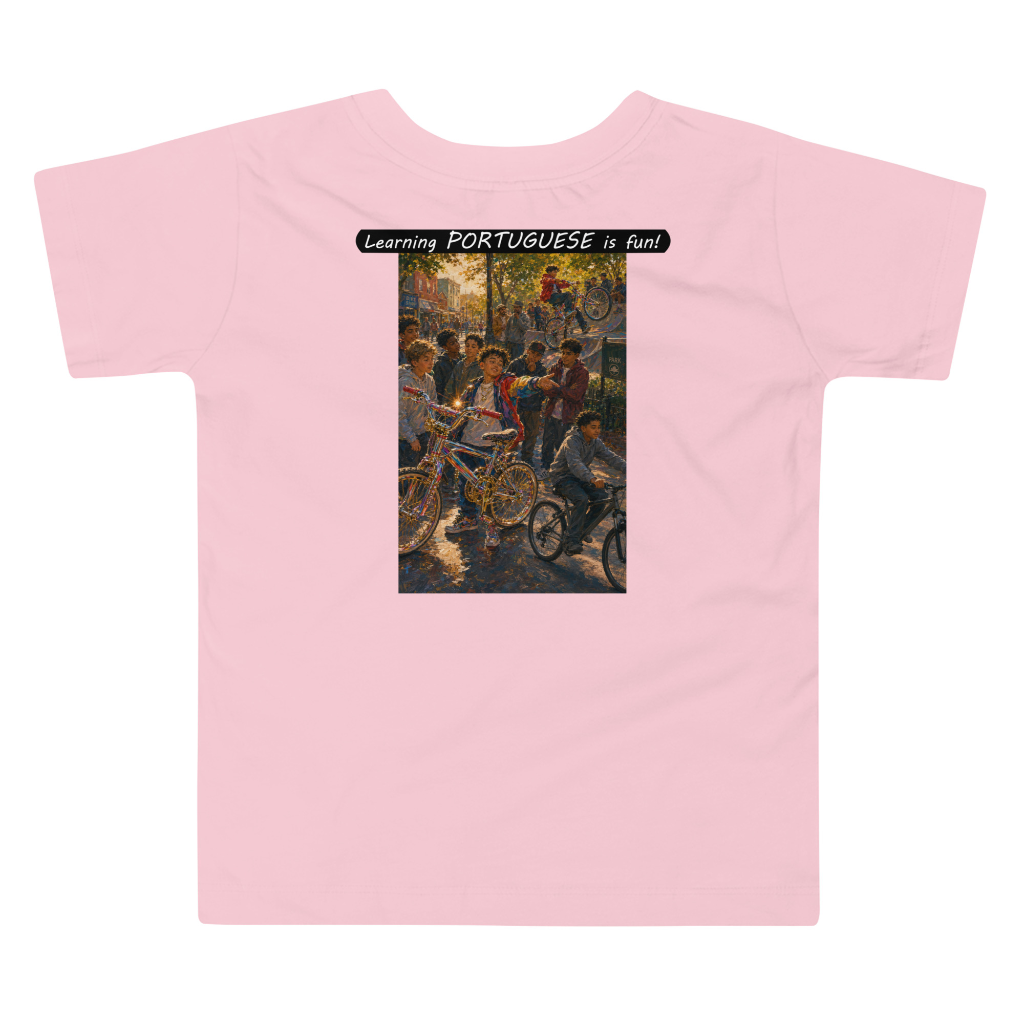 Toddler Short Sleeve Tee - Learning PORTUGUESE is fun! - The Show Off - Image 10