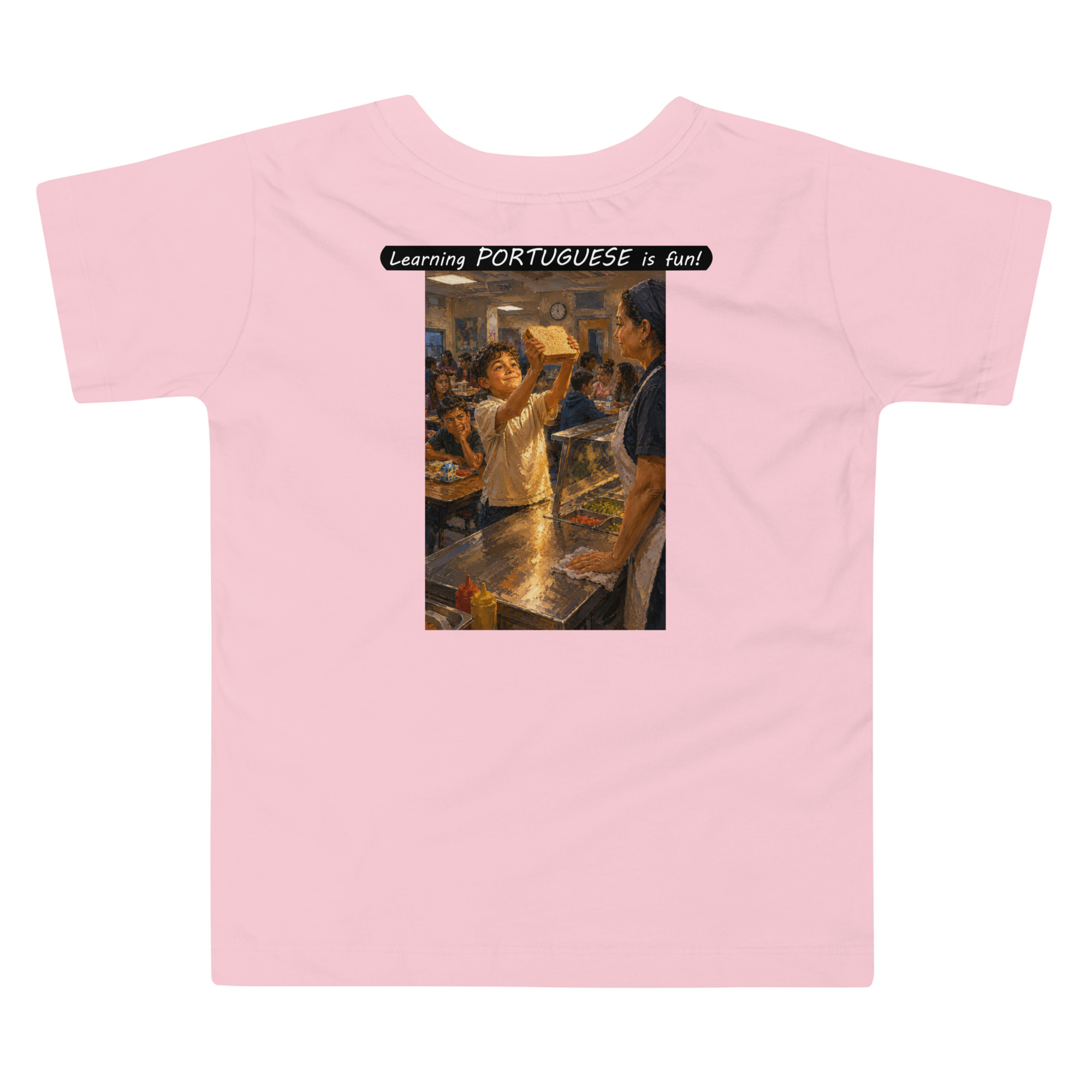 Toddler Short Sleeve Tee - Learning PORTUGUESE is fun! - Crusty Roof Tiles - Image 11