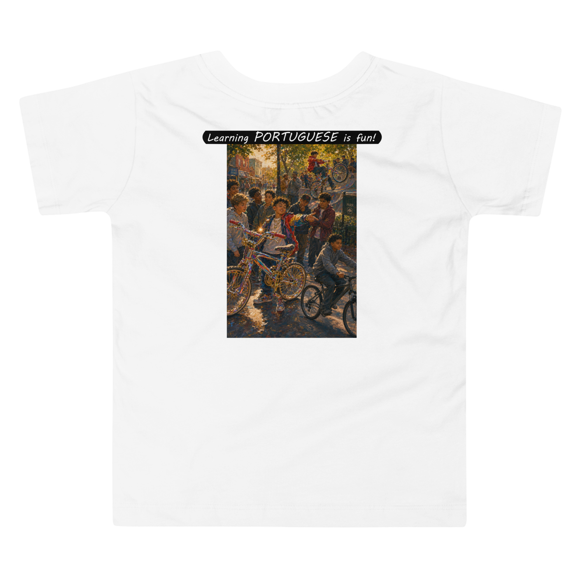 Toddler Short Sleeve Tee - Learning PORTUGUESE is fun! - The Show Off - Image 13