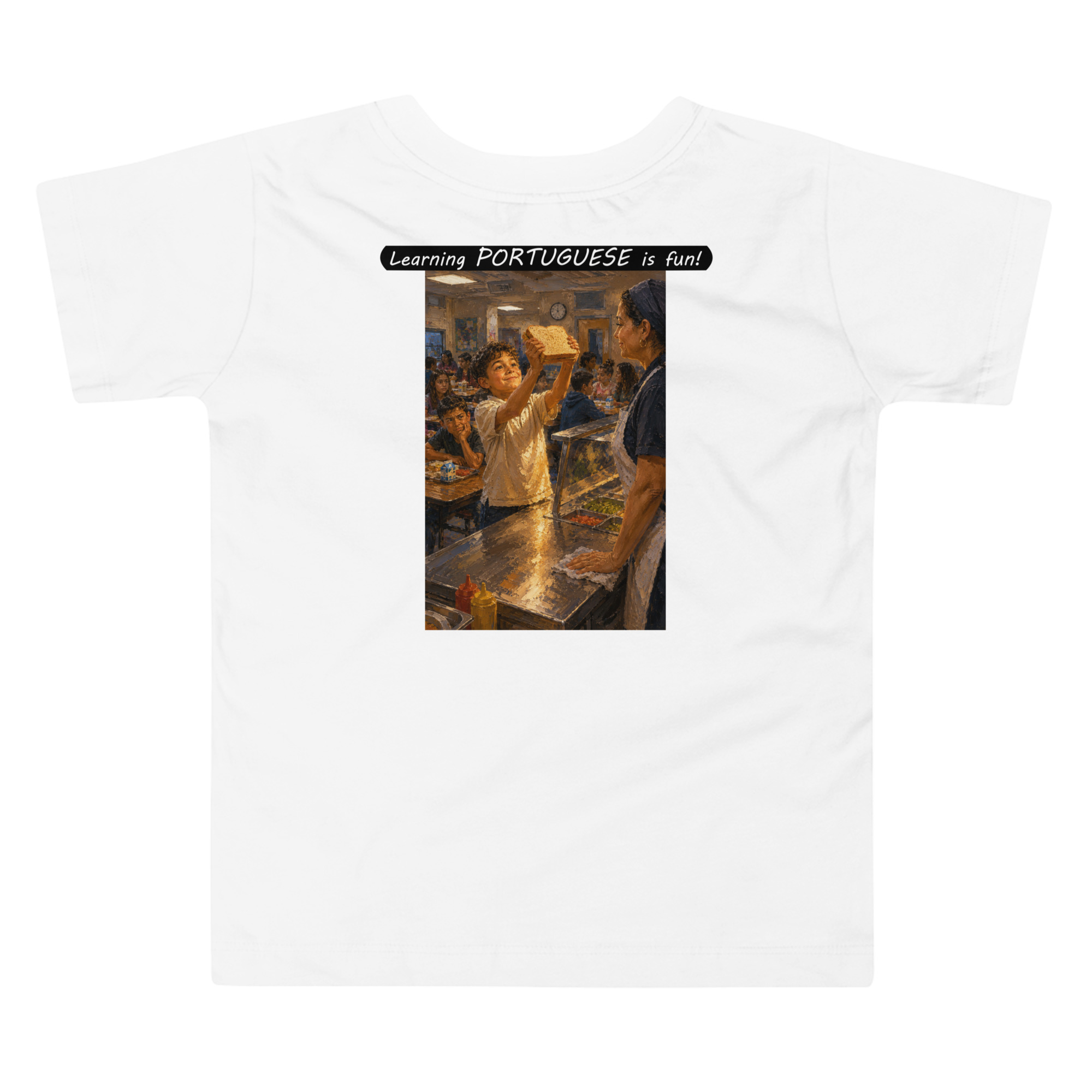Toddler Short Sleeve Tee - Learning PORTUGUESE is fun! - Crusty Roof Tiles - Image 14