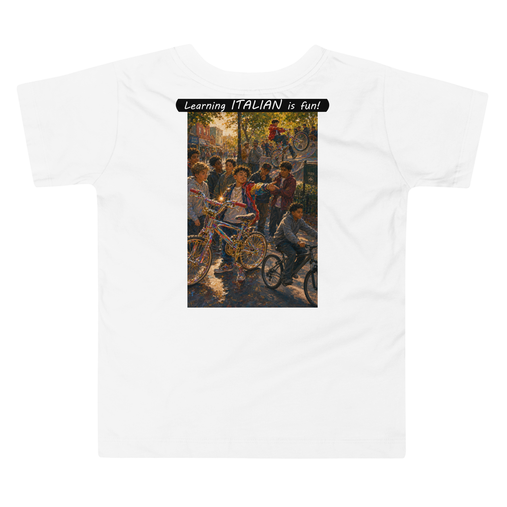 Toddler Short Sleeve Tee - Learning ITALIAN is fun! - The Show Off - Image 13