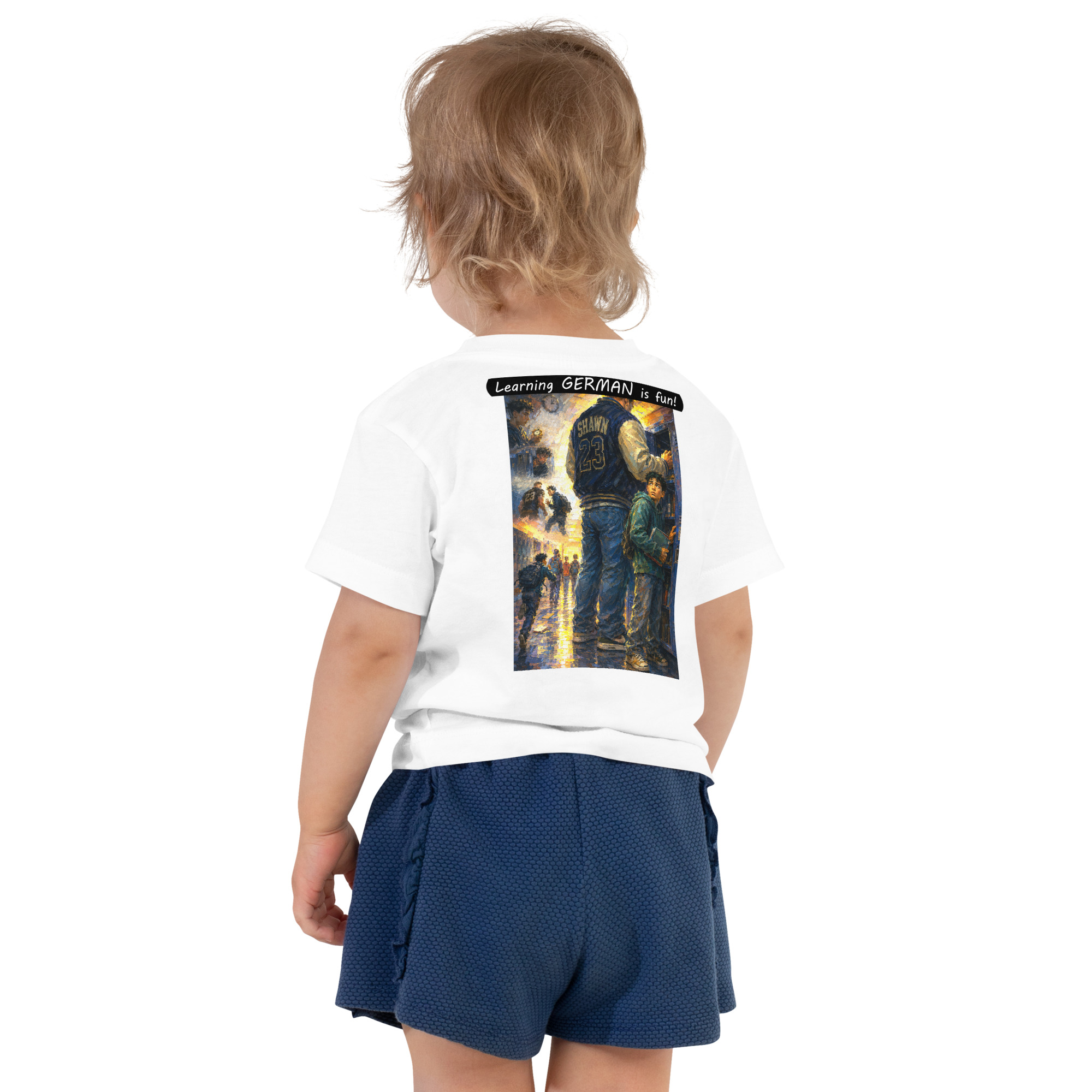 Toddler Short Sleeve Tee - Learning GERMAN is fun! - The School Locker - Image 18