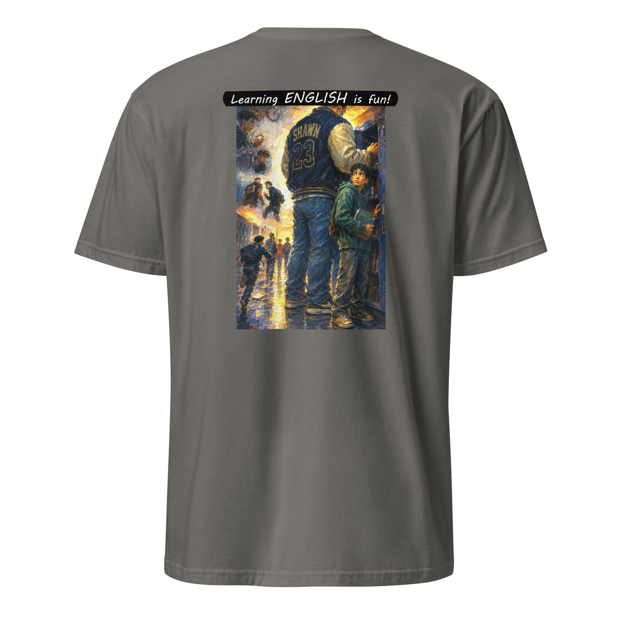 Unisex Softstyle T-Shirt - Learning ENGLISH is fun! - The School Locker - Image 16