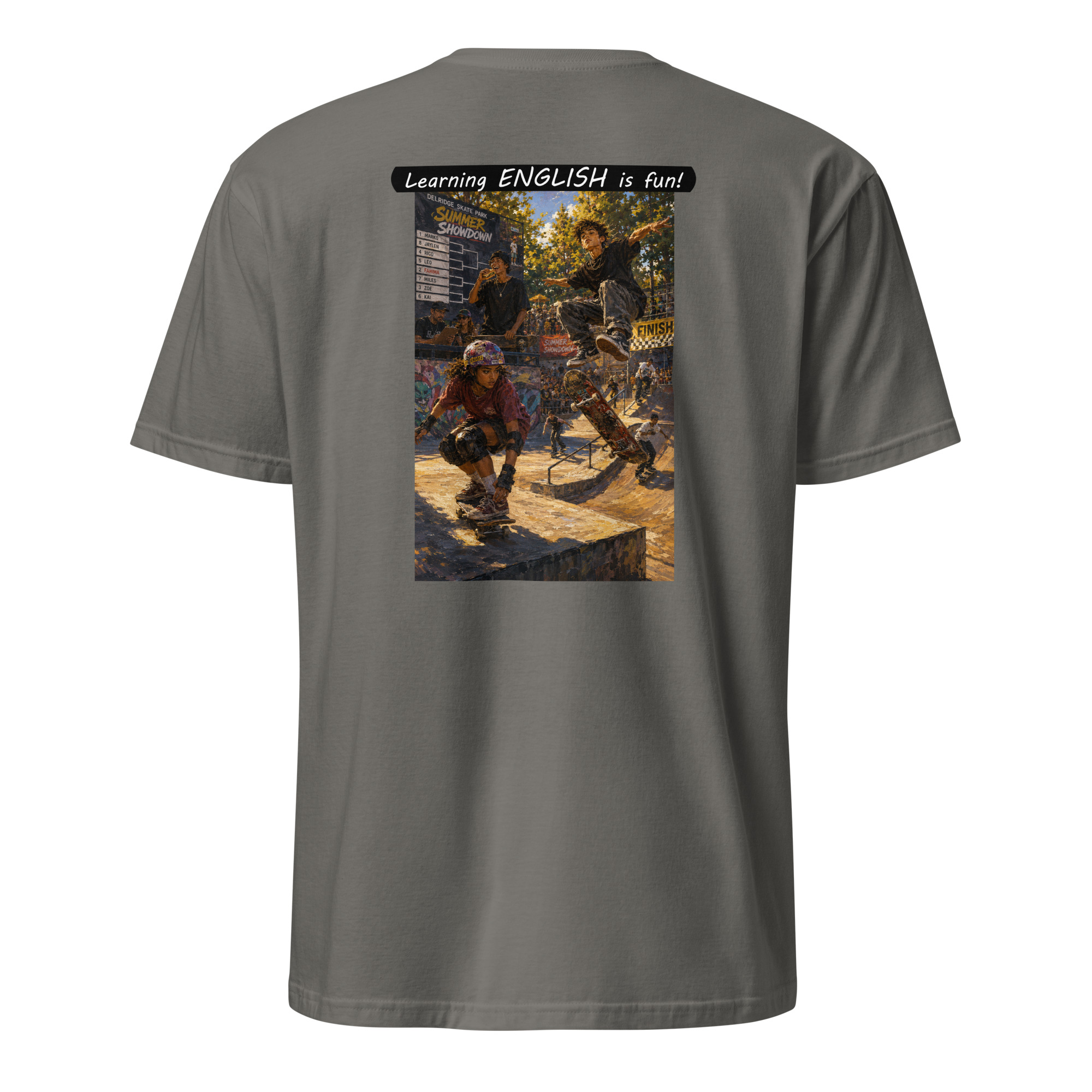Unisex Softstyle T-Shirt - Learning ENGLISH is fun! - The Summer Showdown - Image 22