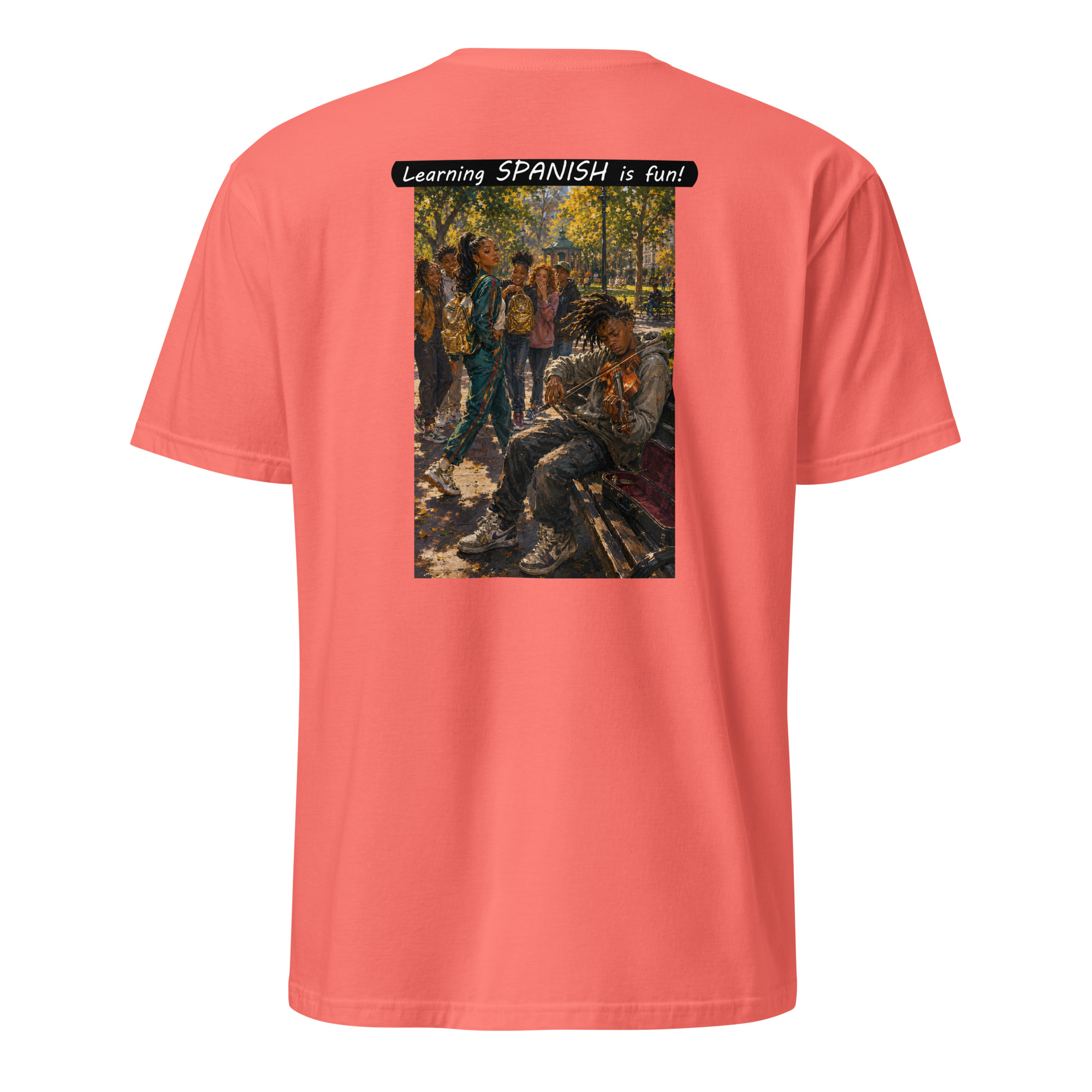 Unisex Softstyle T-Shirt - Learning SPANISH is fun! - The Spotlight - Image 24