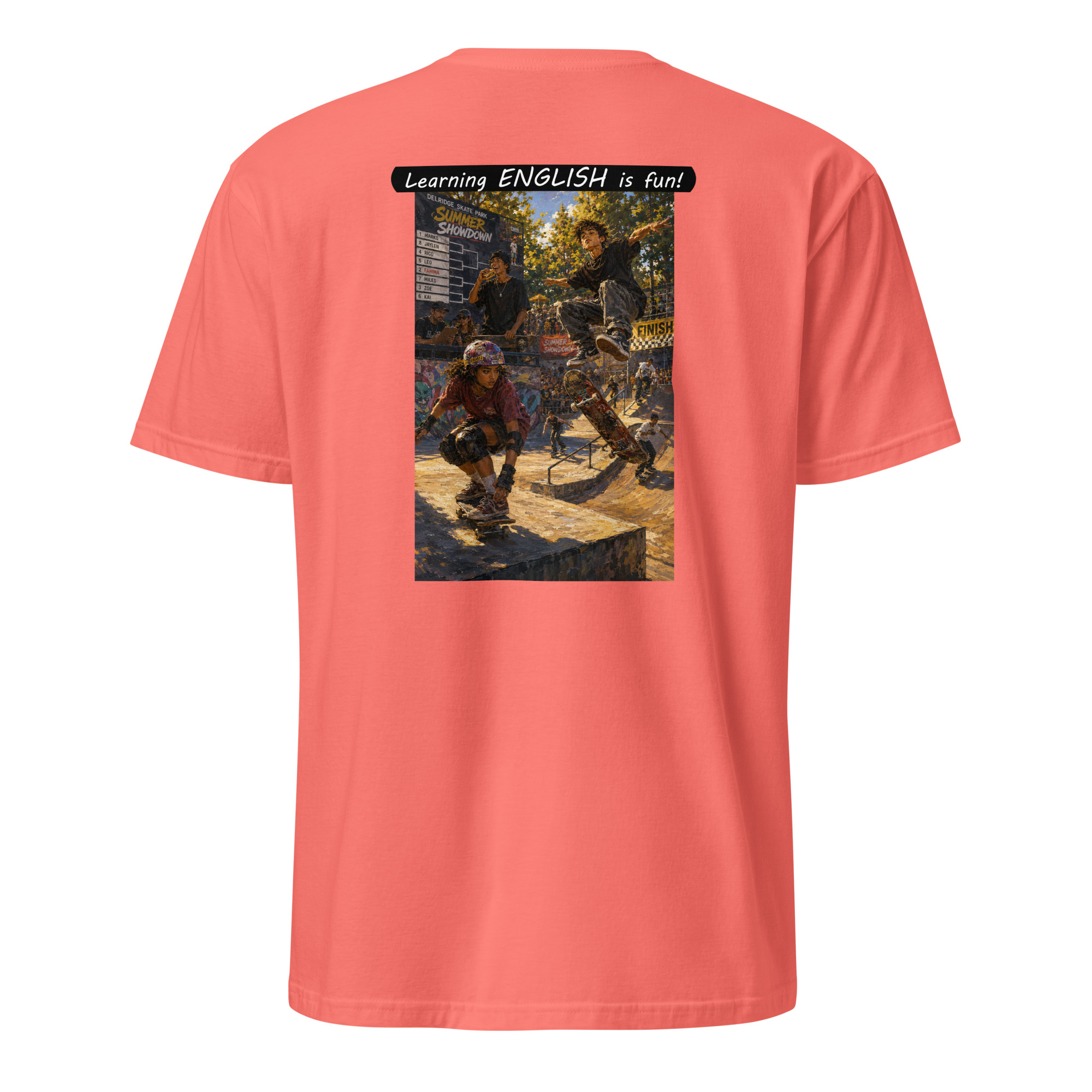 Unisex Softstyle T-Shirt - Learning ENGLISH is fun! - The Summer Showdown - Image 36