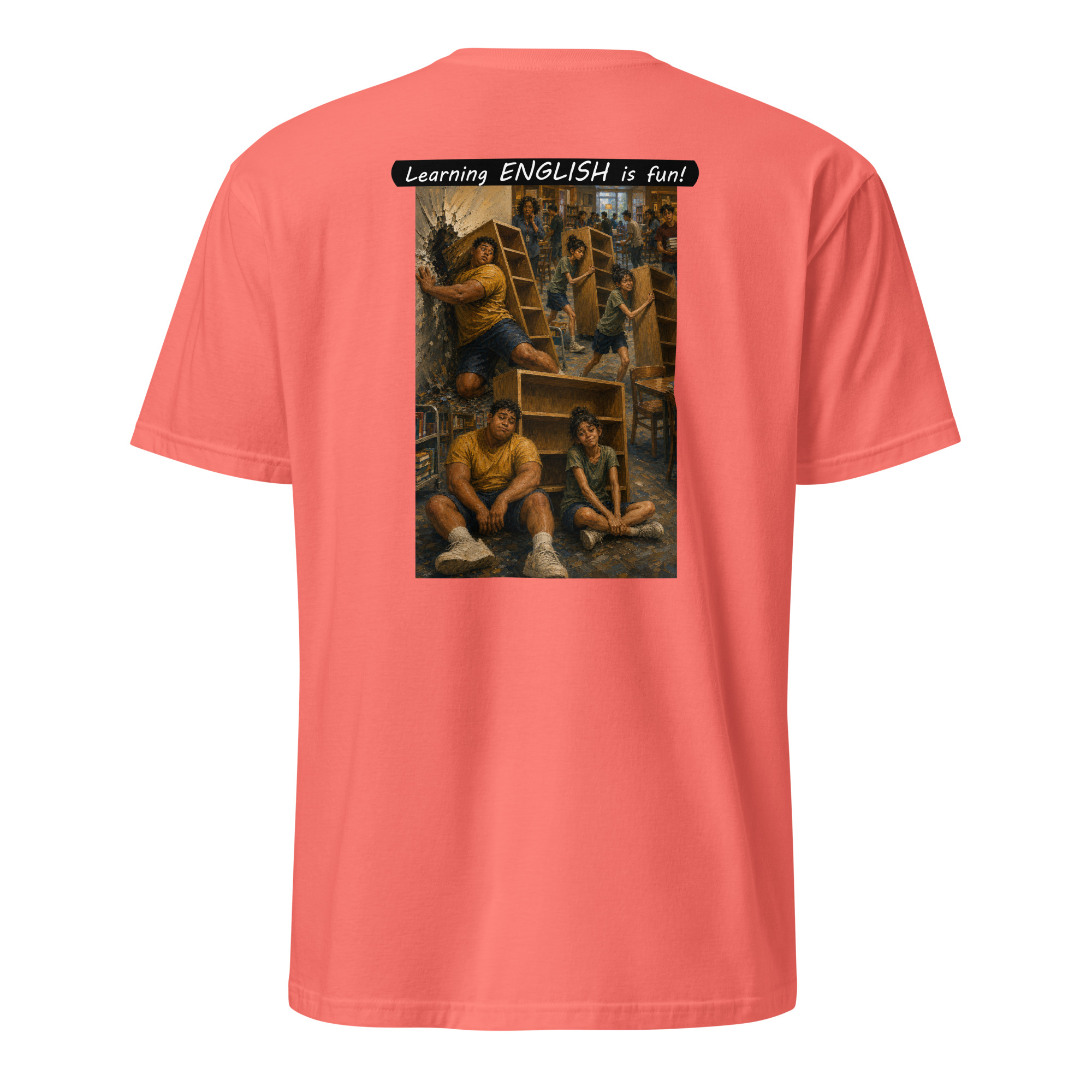Unisex Softstyle T-Shirt - Learning ENGLISH is fun! - Fair Trade - Image 38