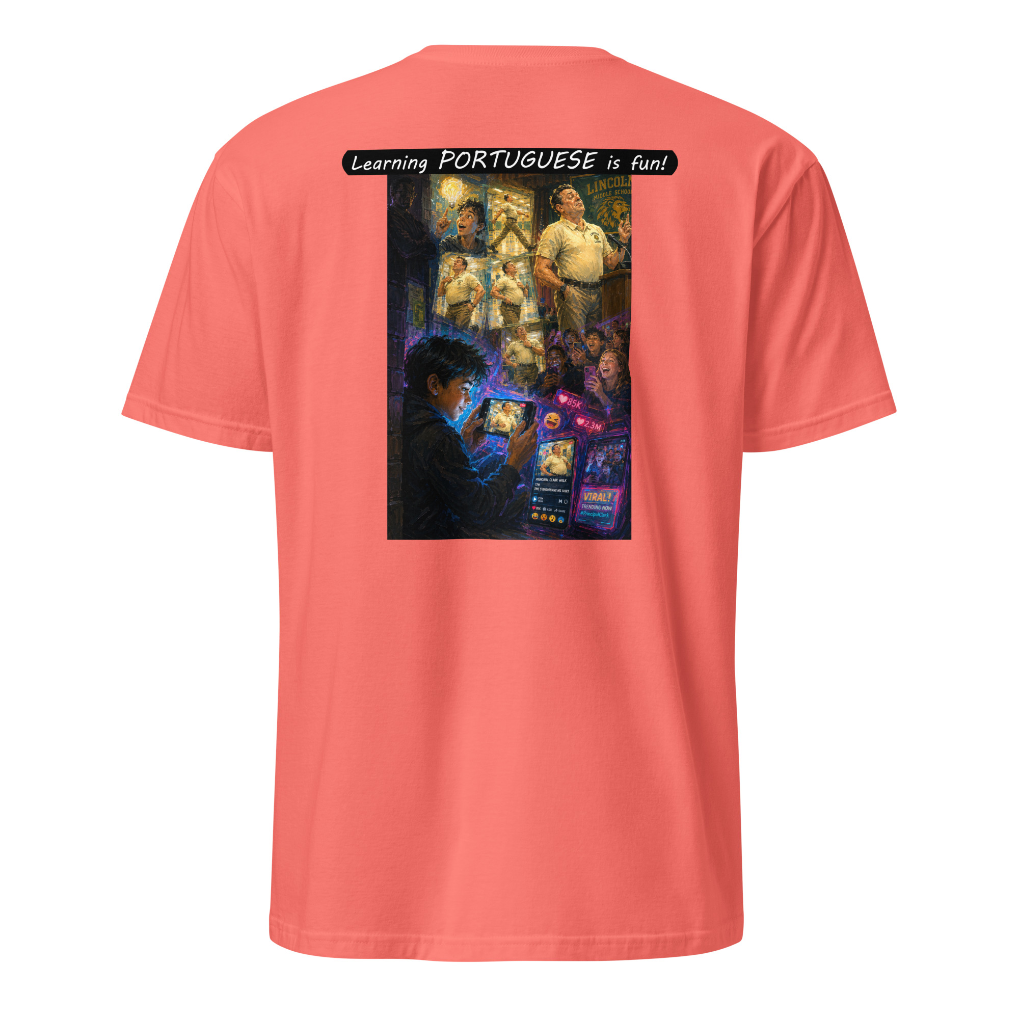 Unisex Softstyle T-Shirt - Learning PORTUGUESE is fun! - The Influencer - Image 38