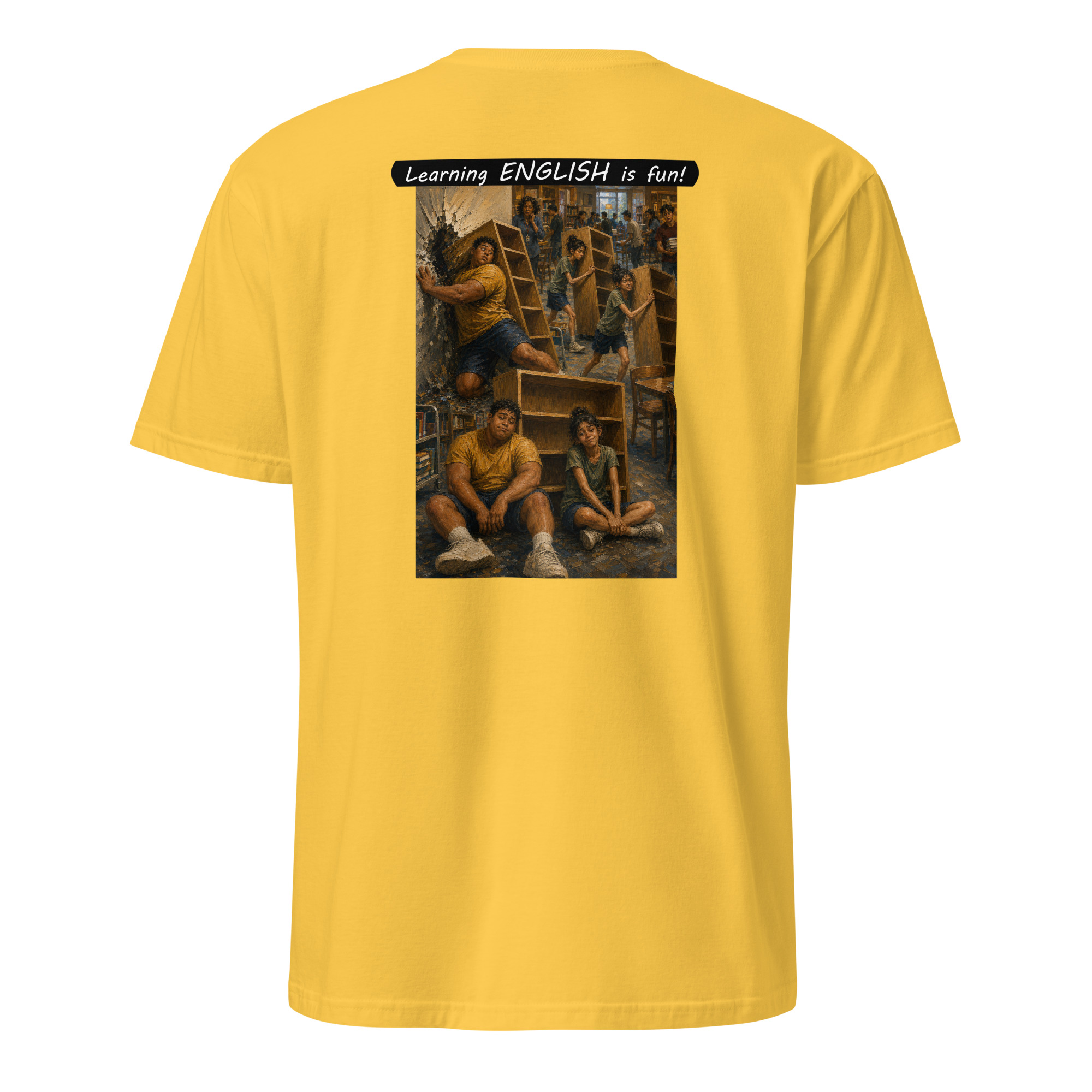 Unisex Softstyle T-Shirt - Learning ENGLISH is fun! - Fair Trade - Image 42