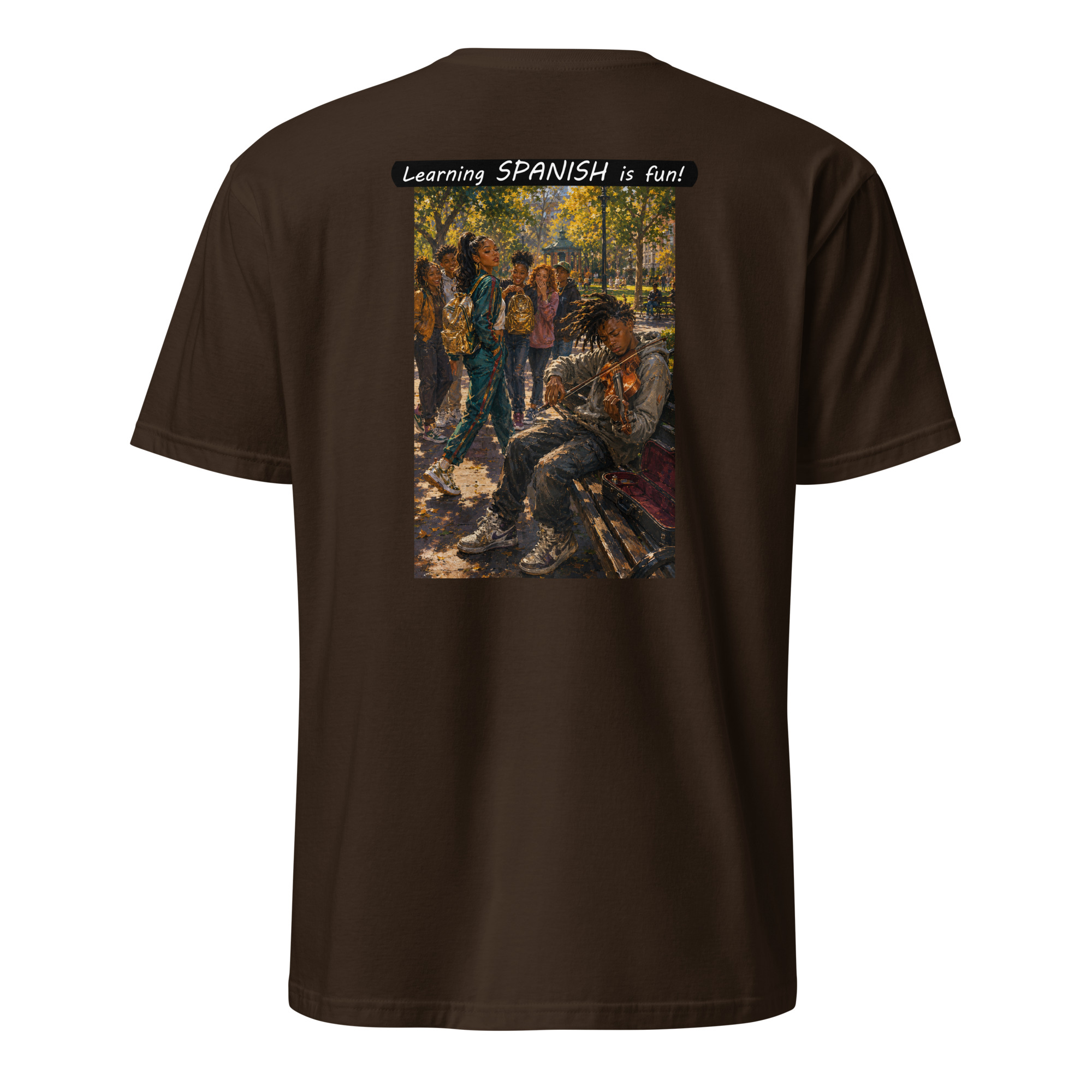 Unisex Softstyle T-Shirt - Learning SPANISH is fun! - The Spotlight - Image 31