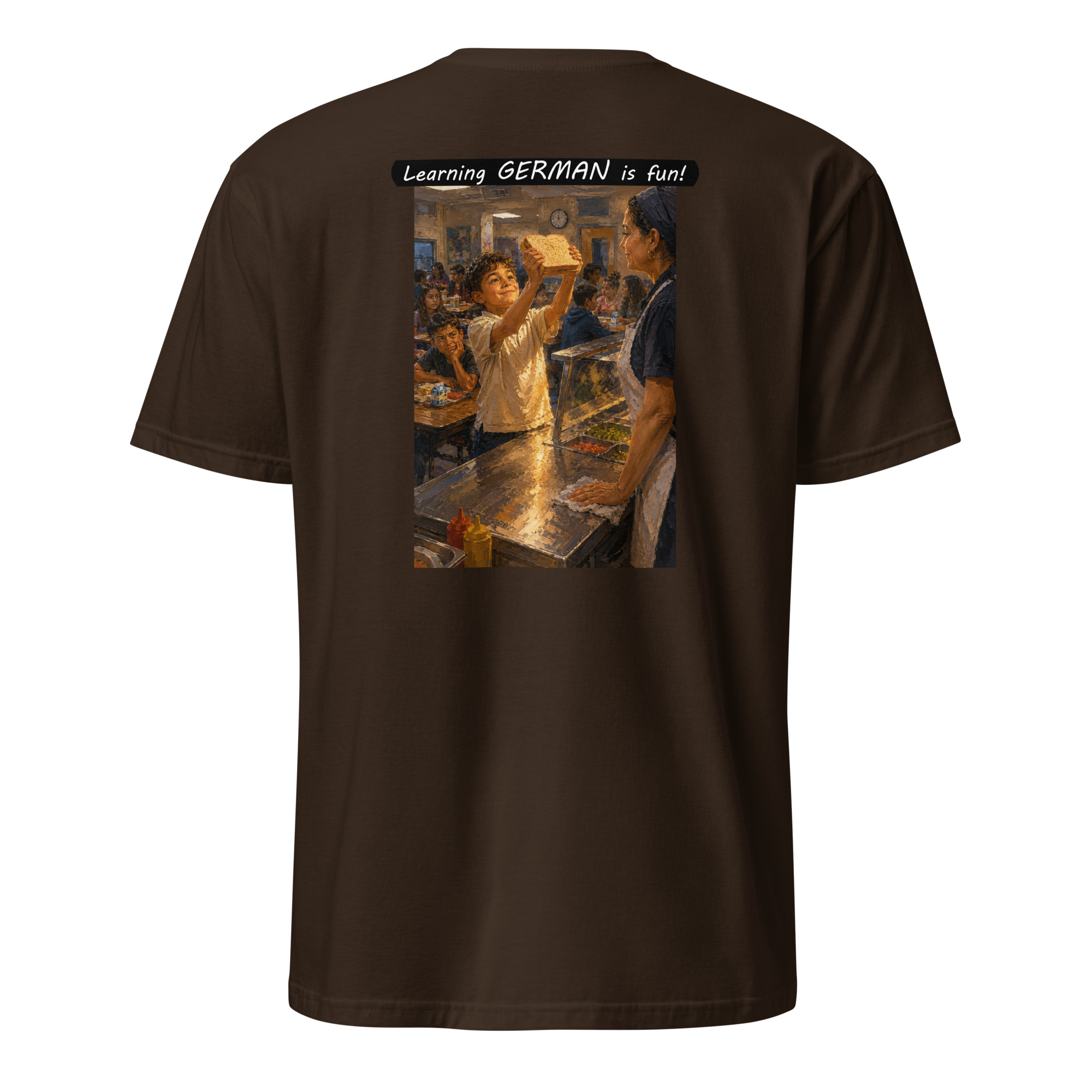 Unisex Softstyle T-Shirt - Learning GERMAN is fun! - Crusty Roof Tiles - Image 8