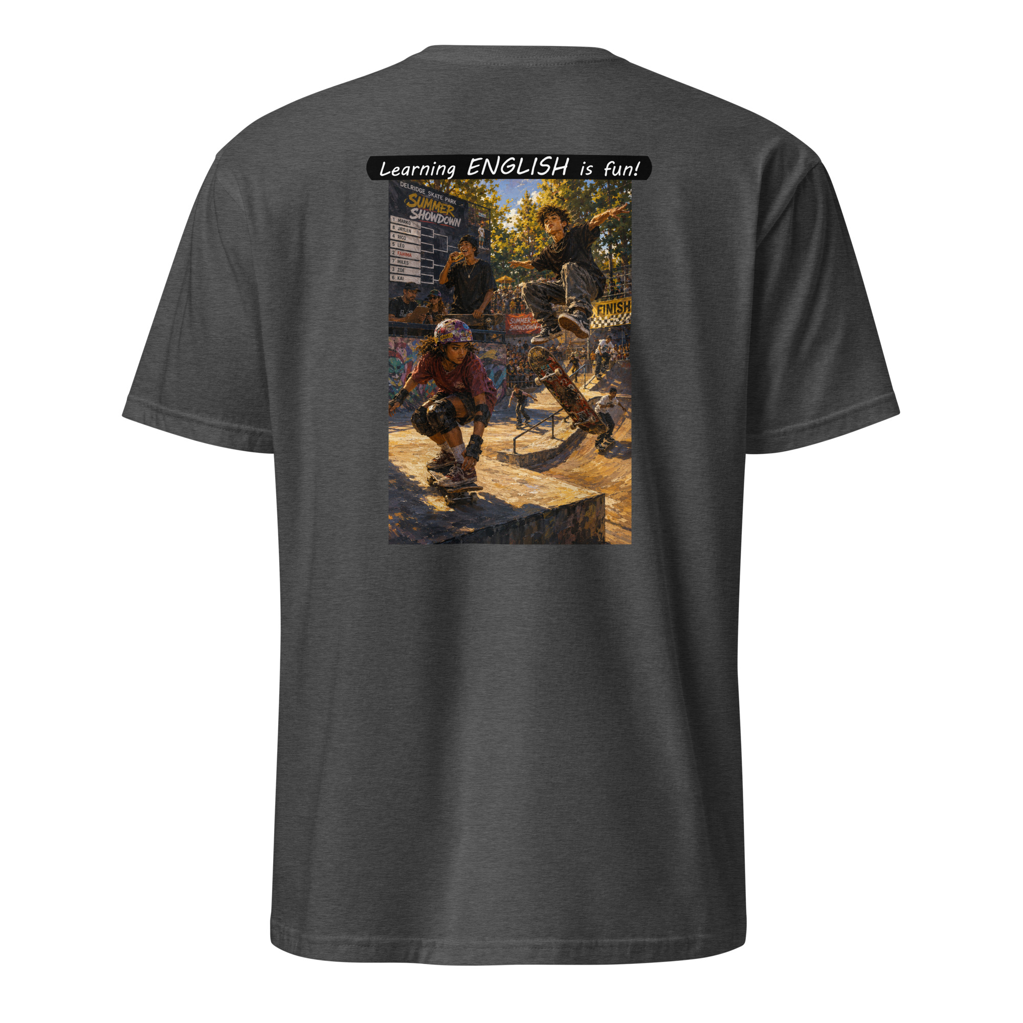 Unisex Softstyle T-Shirt - Learning ENGLISH is fun! - The Summer Showdown - Image 15
