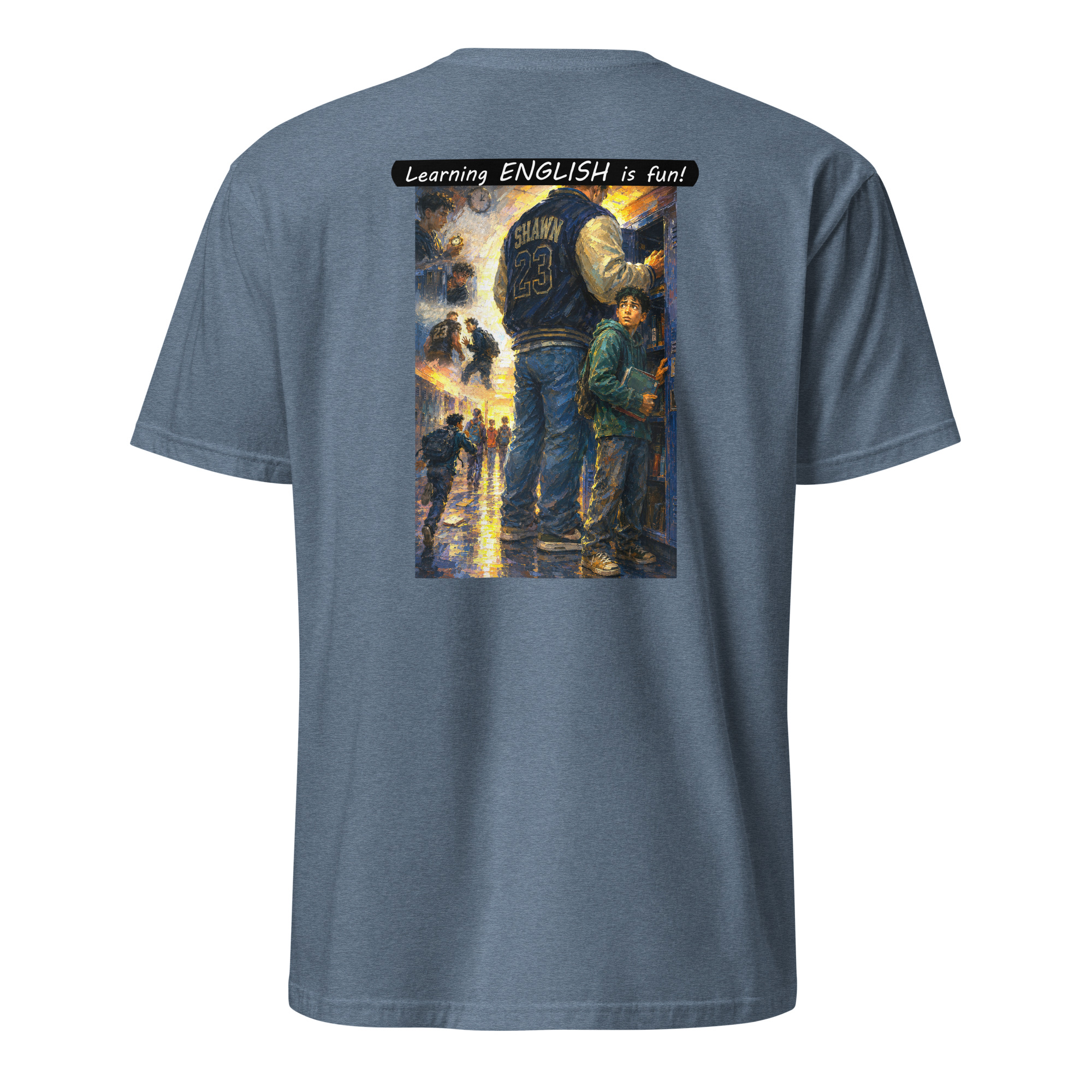 Unisex Softstyle T-Shirt - Learning ENGLISH is fun! - The School Locker - Image 26