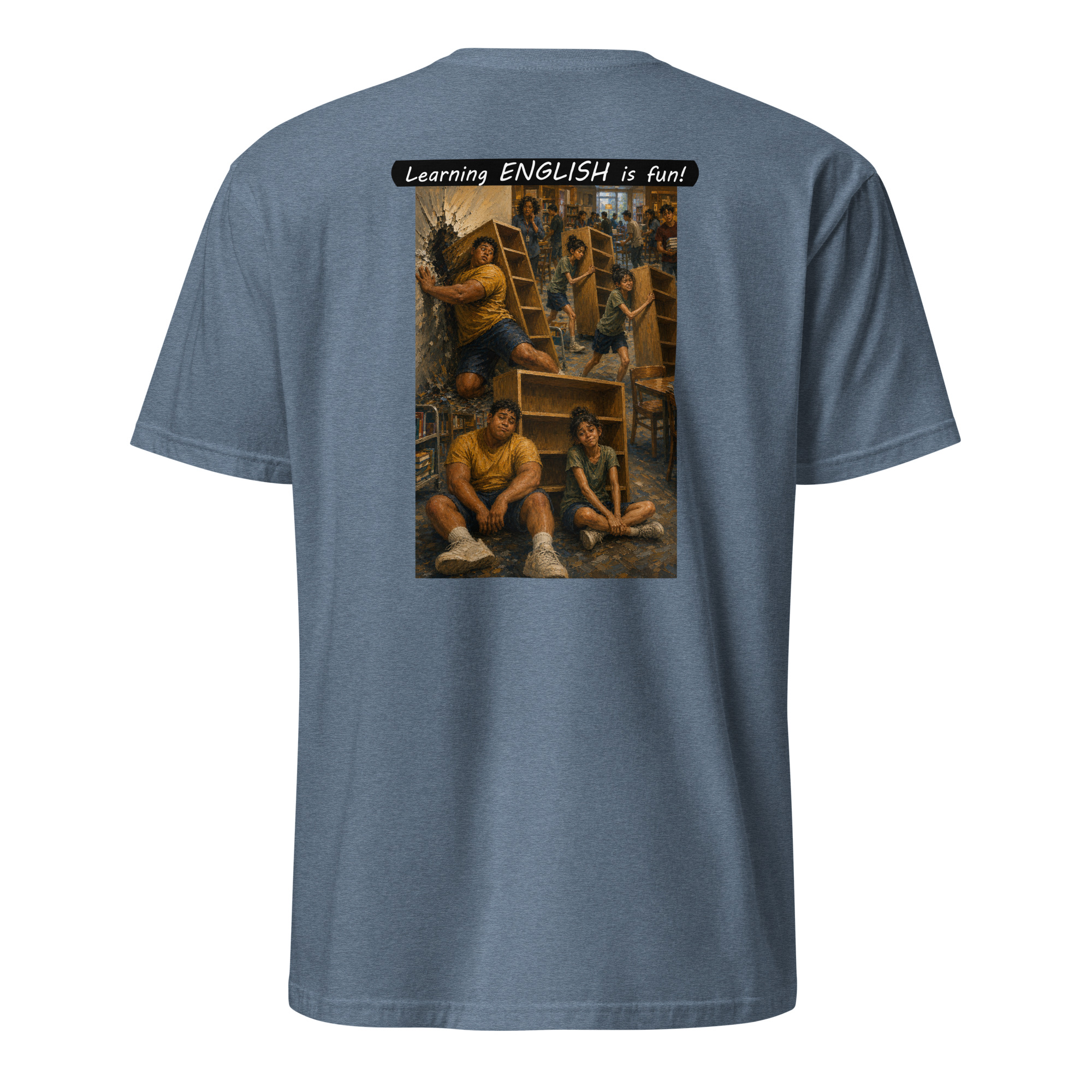 Unisex Softstyle T-Shirt - Learning ENGLISH is fun! - Fair Trade - Image 28
