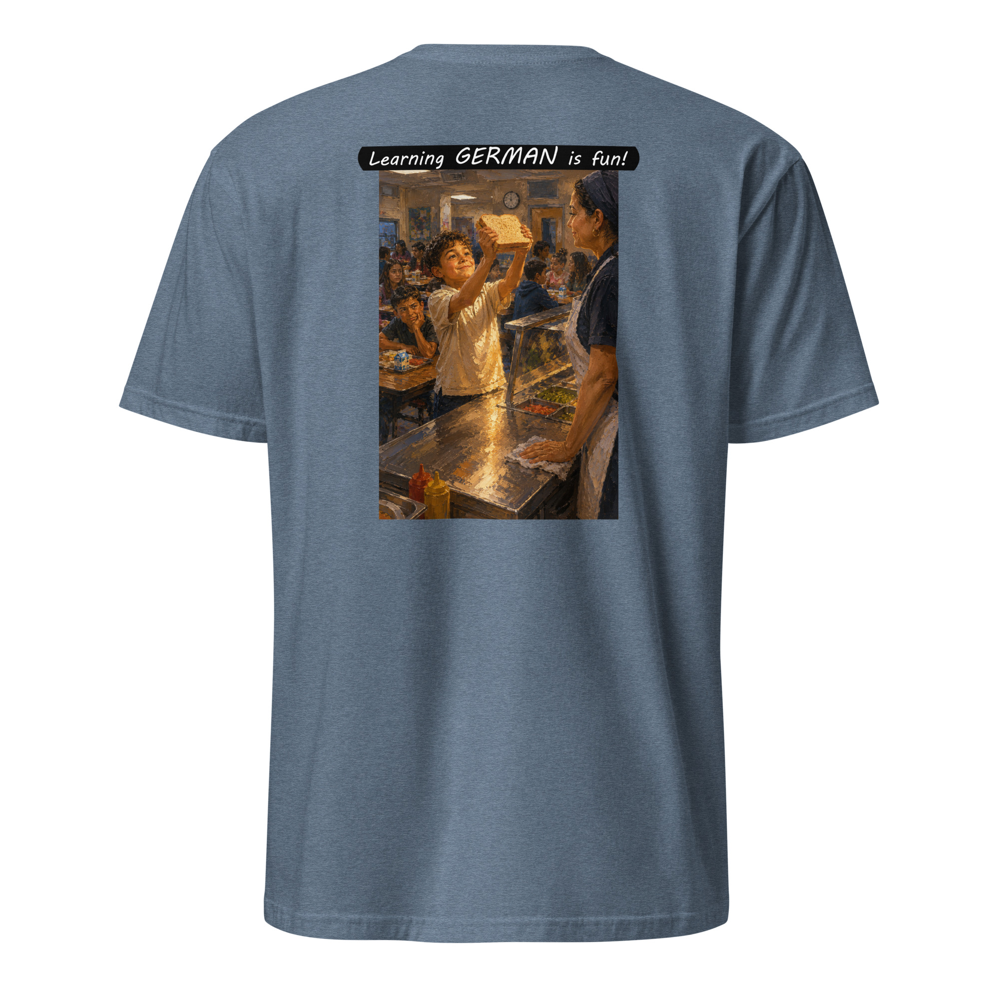 Unisex Softstyle T-Shirt - Learning GERMAN is fun! - Crusty Roof Tiles - Image 28