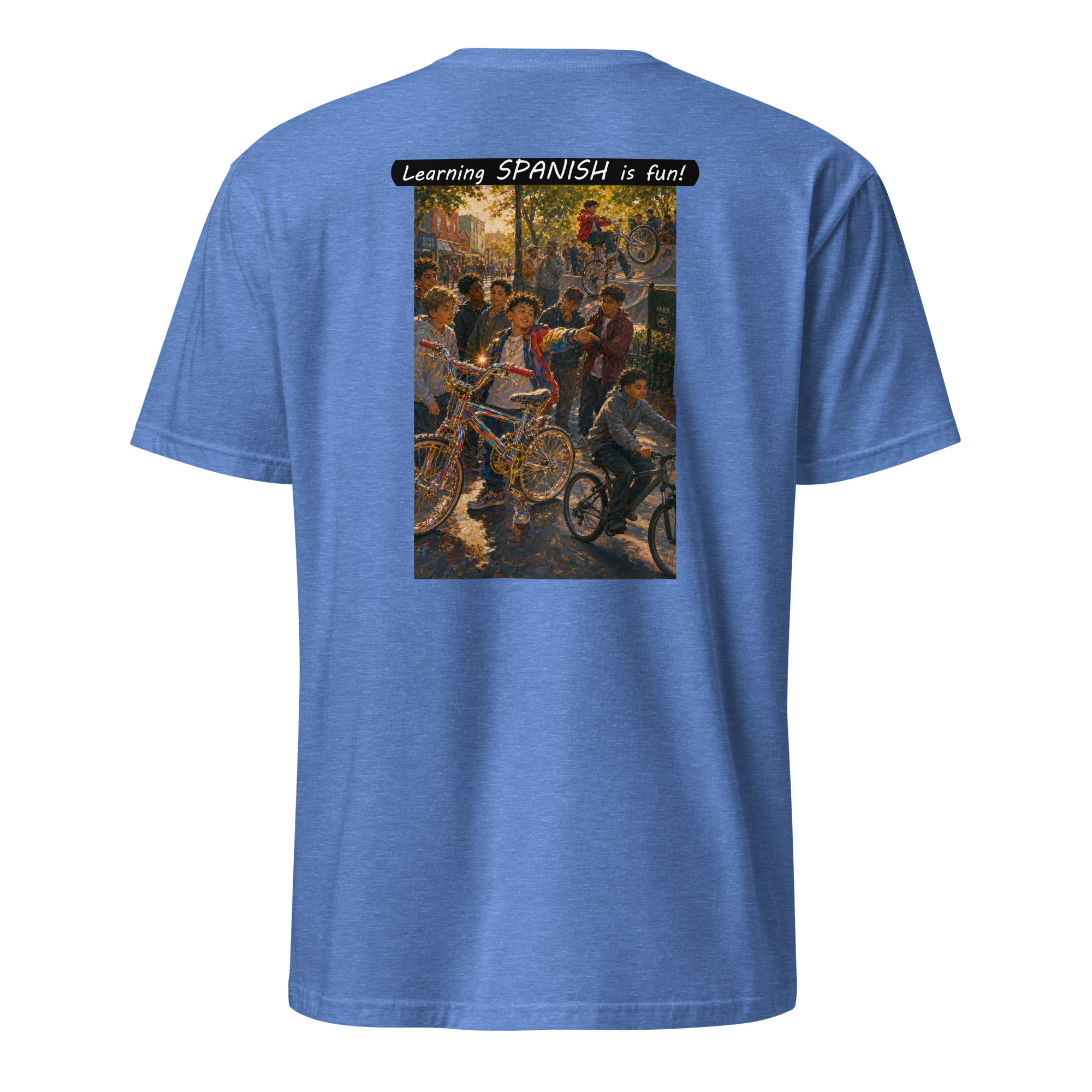 Unisex Softstyle T-Shirt - Learning SPANISH is fun! - The Show Off - Image 42