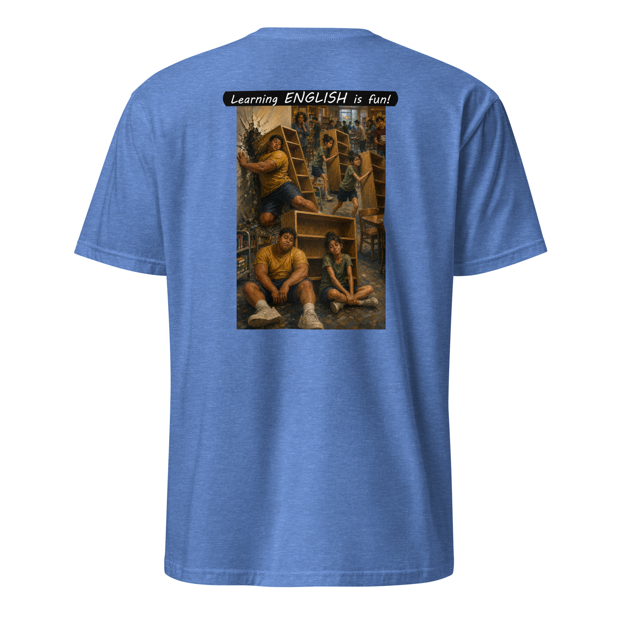 Unisex Softstyle T-Shirt - Learning ENGLISH is fun! - Fair Trade - Image 36