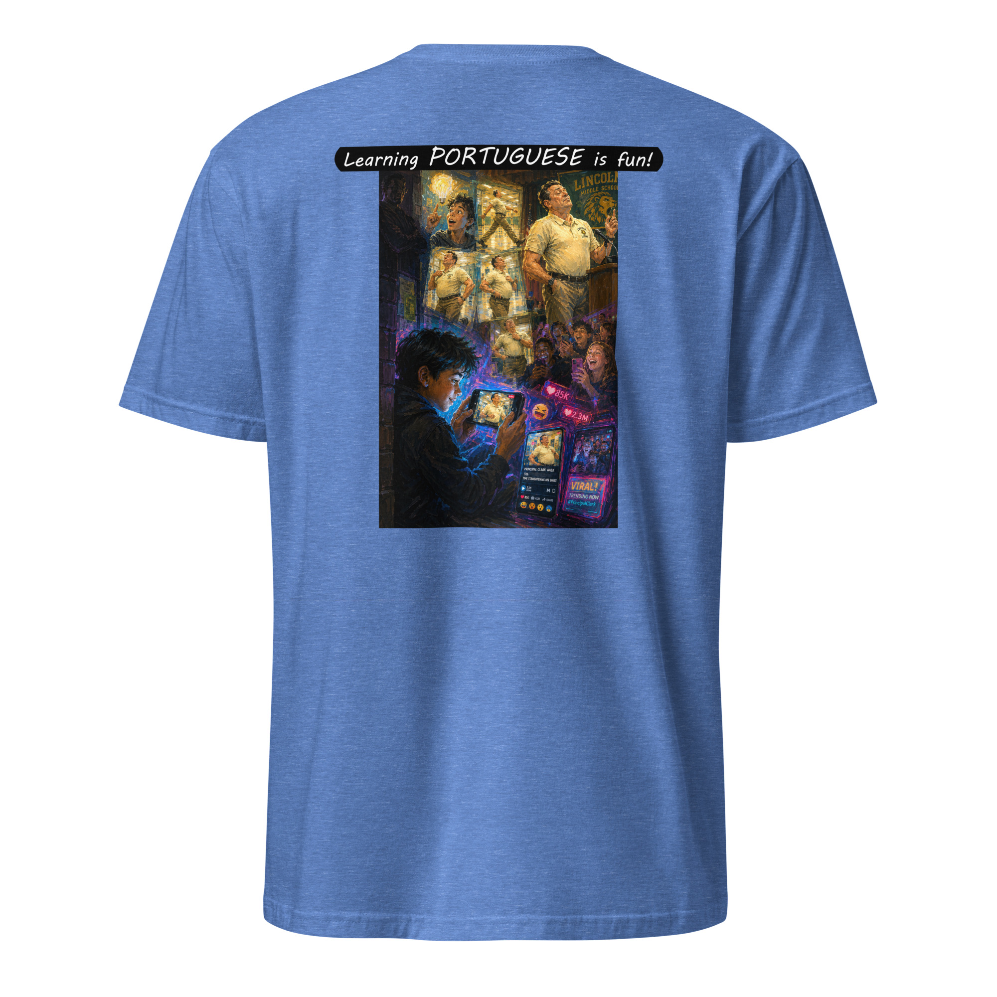 Unisex Softstyle T-Shirt - Learning PORTUGUESE is fun! - The Influencer - Image 34