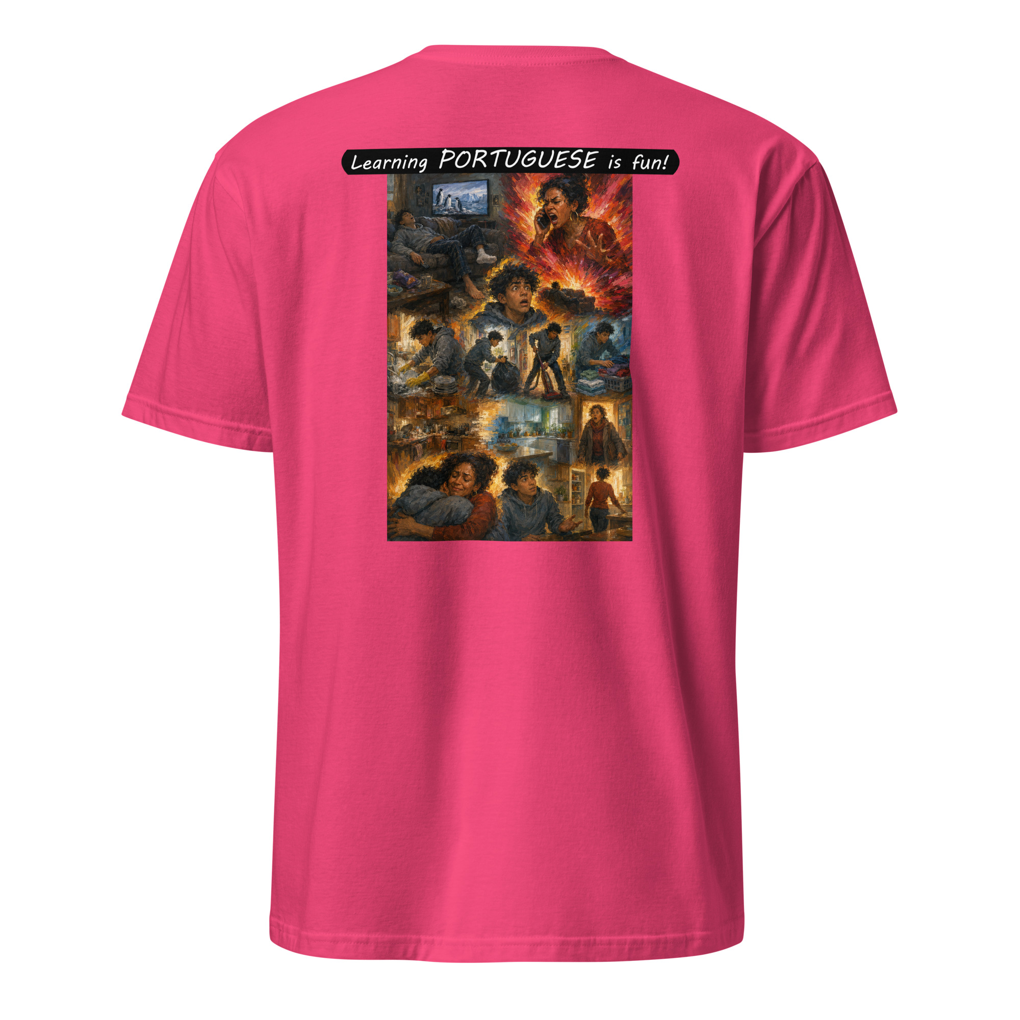 Unisex Softstyle T-Shirt - Learning PORTUGUESE is fun! - Your Mama - Image 20