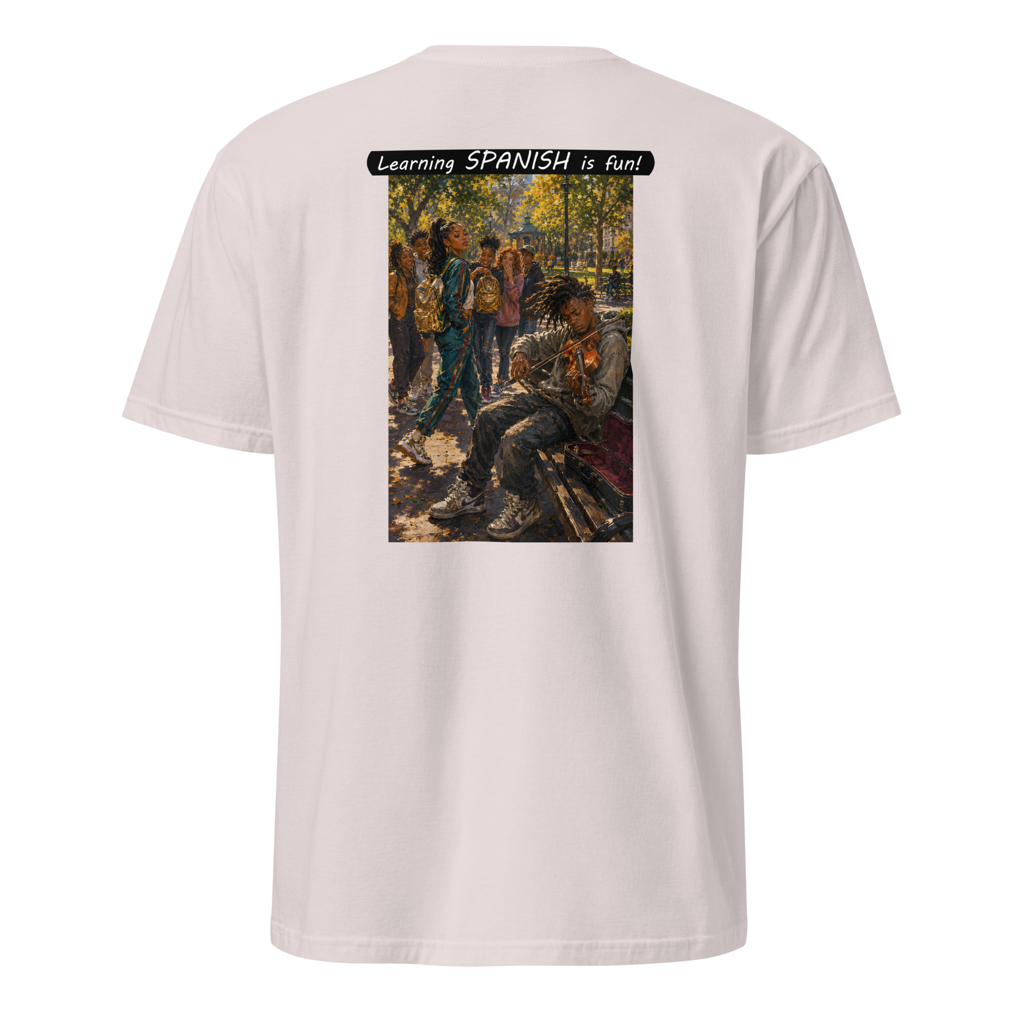 Unisex Softstyle T-Shirt - Learning SPANISH is fun! - The Spotlight - Image 38